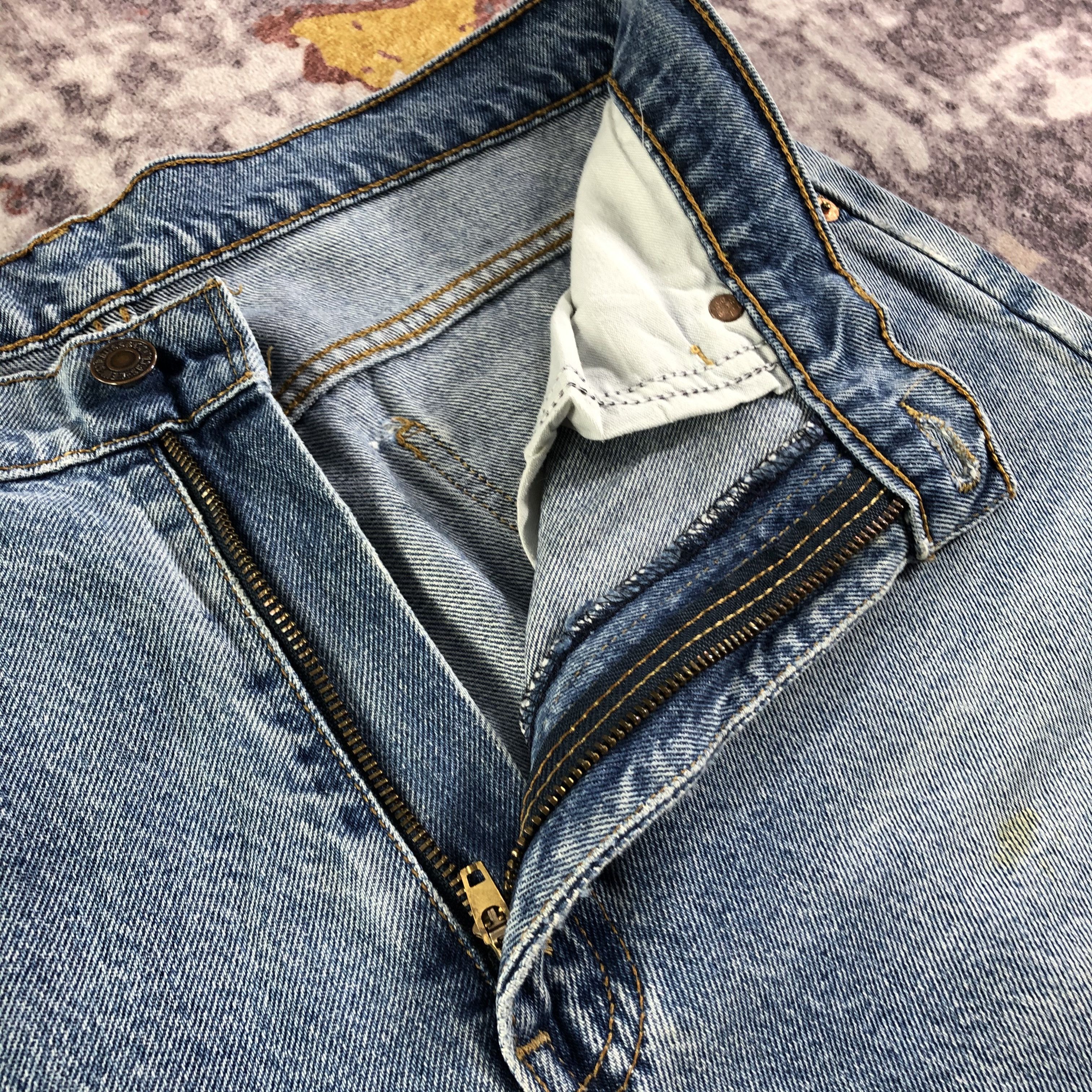Levi's × Vintage Vintage 90s Blue Wash Levis 220 Jeans-JM3294 Size US 32 / EU 48 - 8 Thumbnail