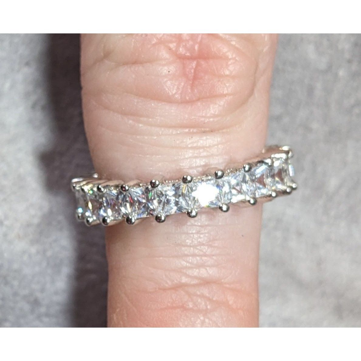 Other Glamorous Bridal Cubic Zirconia Eternity Band Size ONE SIZE - 4 Thumbnail
