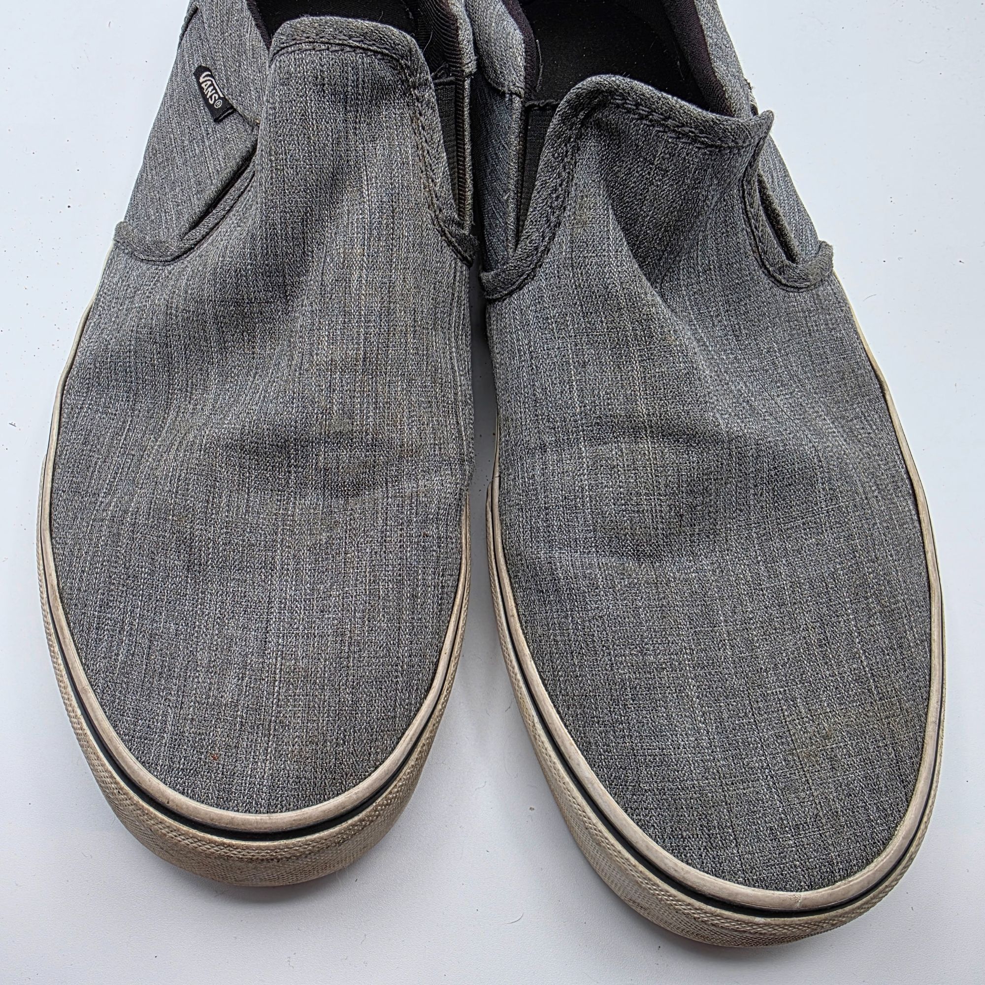 Vans Vans Asher Skate Slip On Mens Size 13 Gray Shoes Casual Outd Size US 13 / EU 46 - 10 Thumbnail