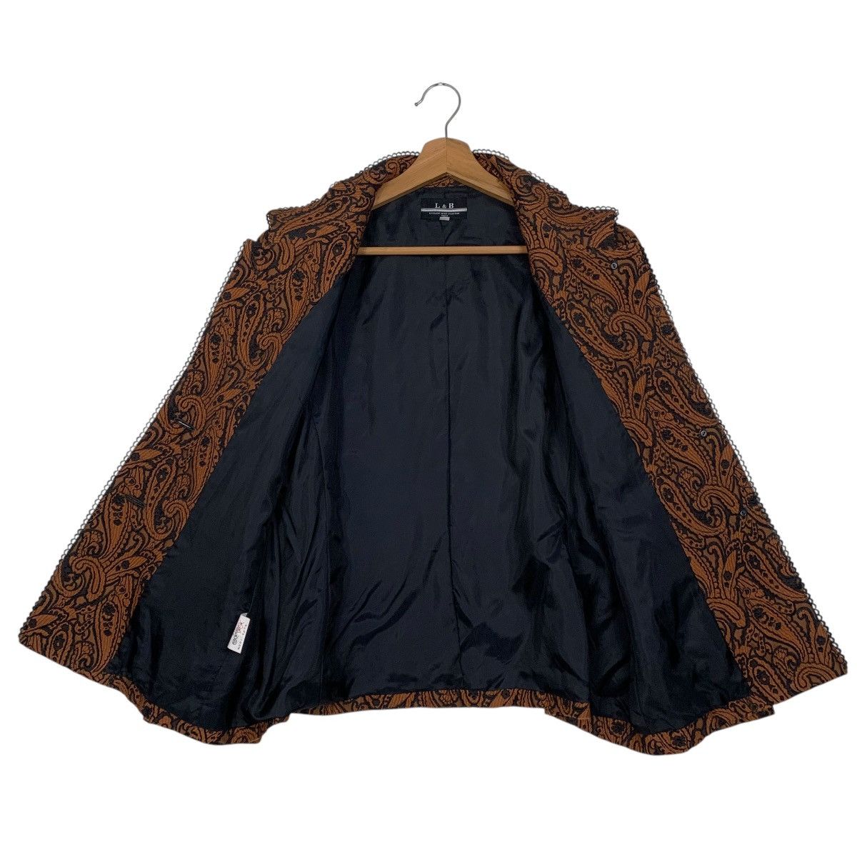Japanese Brand L & B Abstract Design Women Jacket Size L / US 10 / IT 46 - 11 Thumbnail