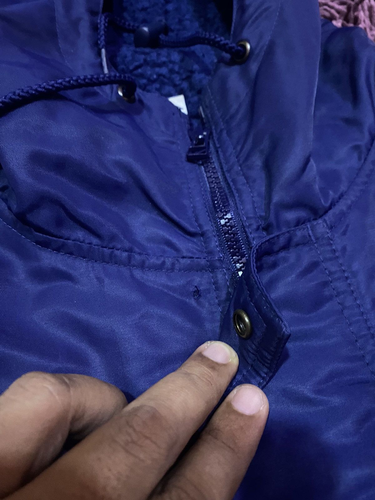 Nike × Vintage Vintage 90s Nike Parkas Long Jacket Back Big Swoosh Size US L / EU 52-54 / 3 - 6 Thumbnail