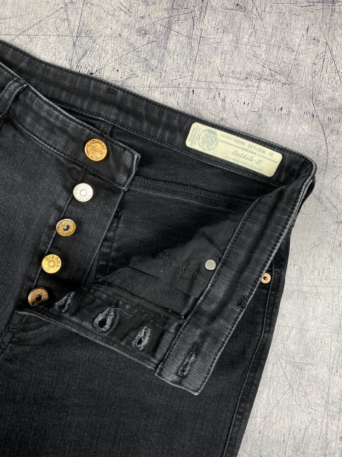 Diesel × Vintage Vintage Diesel Bibhila B Avant Garde y2k Denim Jeans pants Size 31" - 9 Thumbnail
