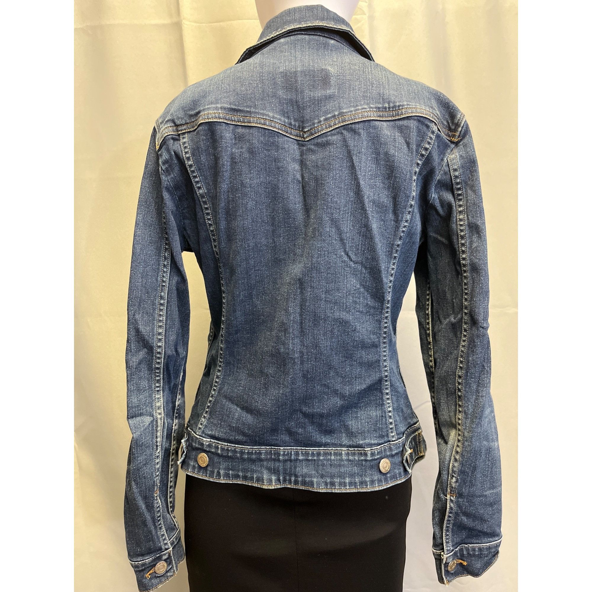 Levi's Levi's Women's Blue Denim/Jean Jacket Size M SKU 5629 Size M / US 6-8 / IT 42-44 - 3 Thumbnail