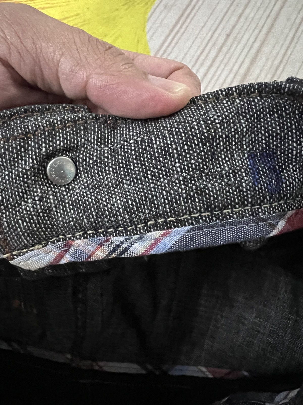 If Six Was Nine × Le Grande Bleu (L.G.B.) VINTAGE 90’S STYLE DOMINATE HANDCRAFTED NICE DESIGN JEANS Size US 32 / EU 48 - 18 Thumbnail