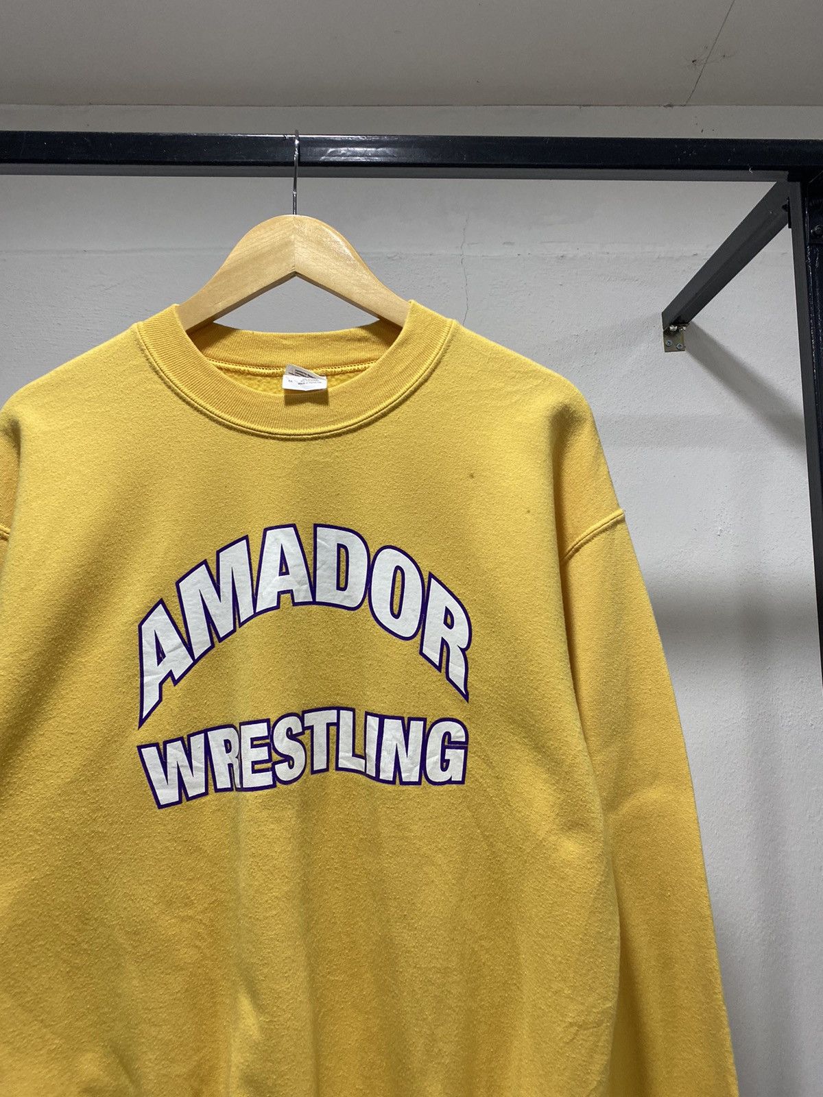 Tapout × Vintage × WWE 💥Amador Wrestling Spellout Sweatshirt 90s Y2K Size US M / EU 48-50 / 2 - 1 Thumbnail