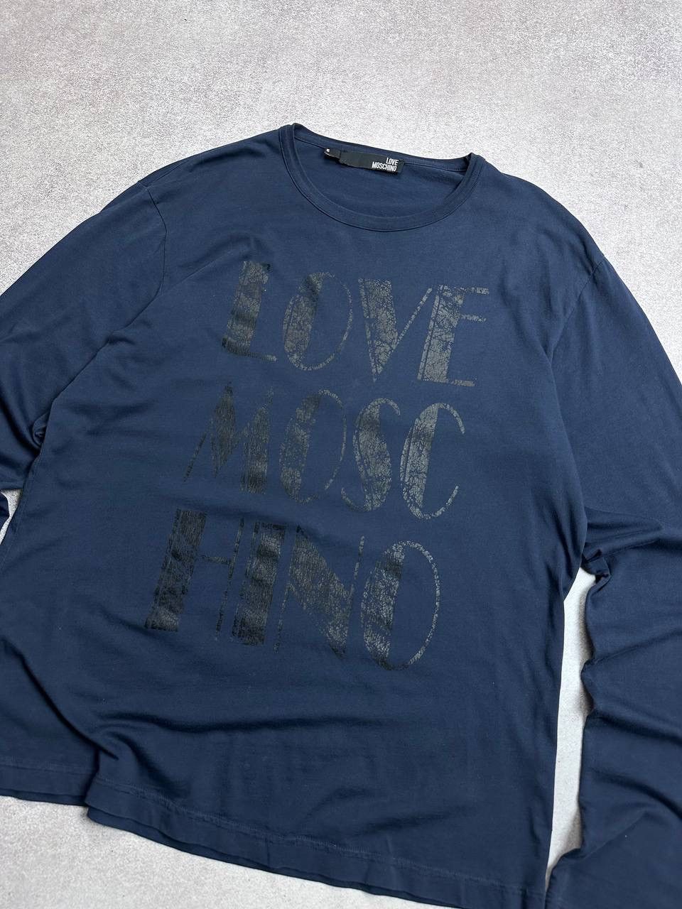 Moschino Vintage Love Moschino Big Logo Longsleeve Shirt S Size US S / EU 44-46 / 1 - 3 Thumbnail
