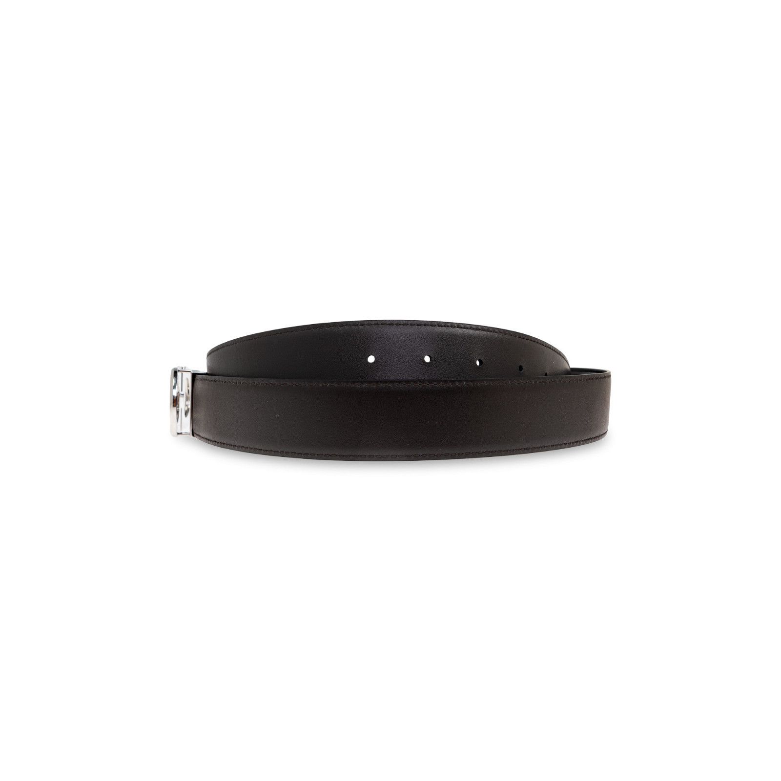 Salvatore Ferragamo FERRAGAMO Black Double Adjustable Monogram Belt New & Authen Size ONE SIZE - 2 Thumbnail