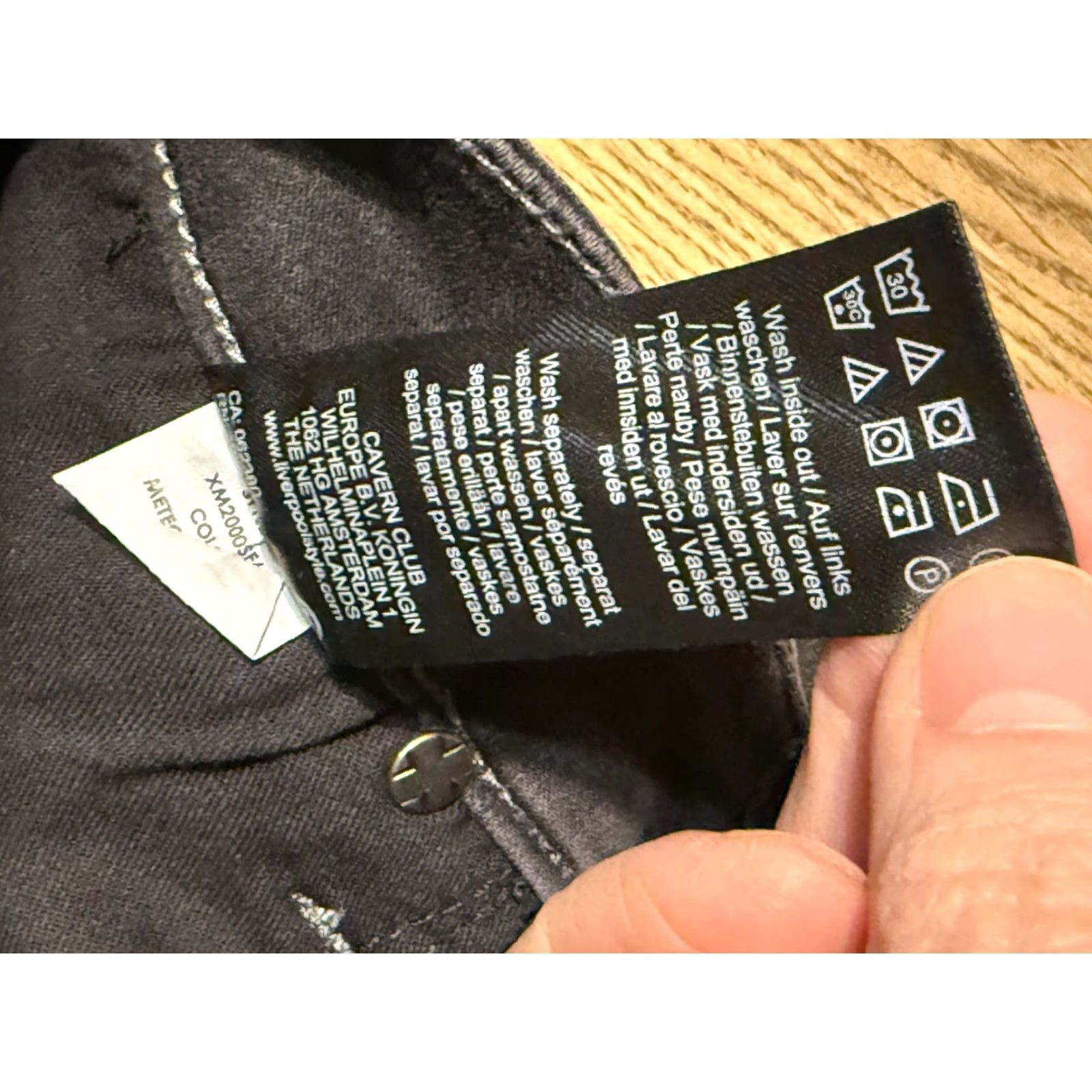 Vintage Liverpool Jeans Women's Skinny Jeans Mid Rise Black Denim 27 Inseam 4 5-Pocket Stretch Size 27" / US 4 / IT 40 - 7 Thumbnail