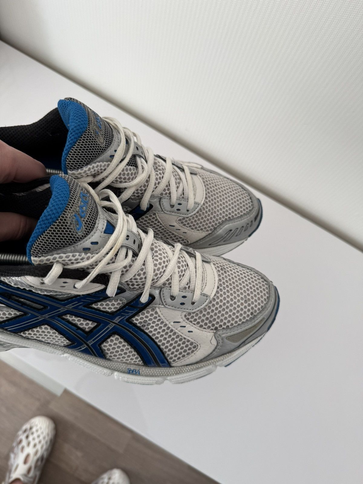 Asics VINTAGE ASICS GEL 1150 HYPE Y2K GORPCORE METAL/BLUE SNEAKERS Size US 11 / EU 44 - 5 Thumbnail