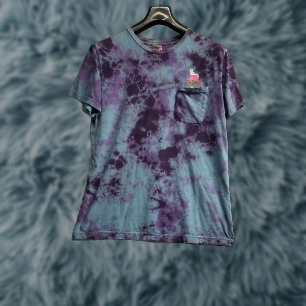 RIPNDIP RIPNDIP T Shirt Mens M Trippy Cat Art Graphic Tee World Tie Dye Distressed Size US M / EU 48-50 / 2 - 1 Thumbnail