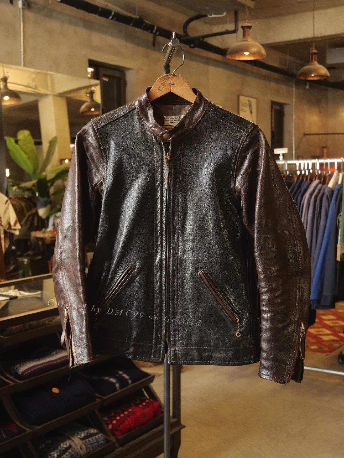 WEST RIDE WestRide Cafe Racer Goat Leather Jacket Size US M / EU 48-50 / 2 - 1 Thumbnail