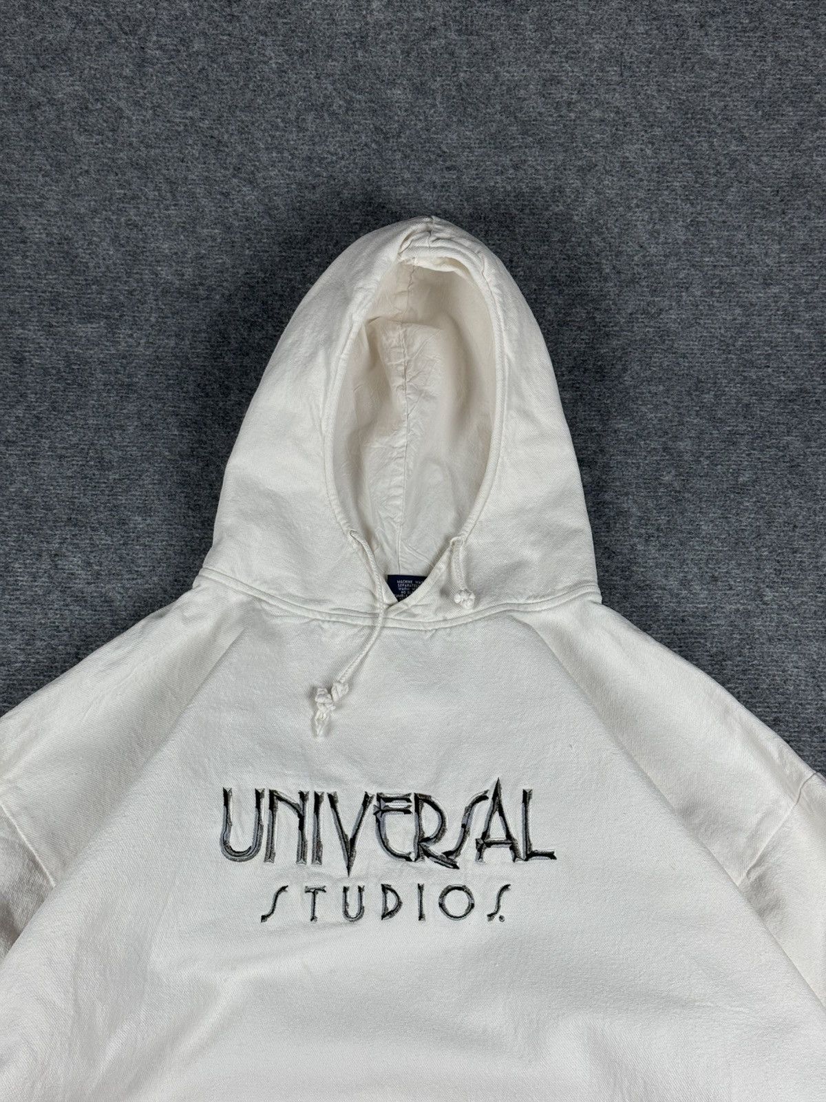 Universal Studios × Vintage Vintage 80's Unviersal Studios Hooded sweatshirt embroidered Size US L / EU 52-54 / 3 - 4 Thumbnail