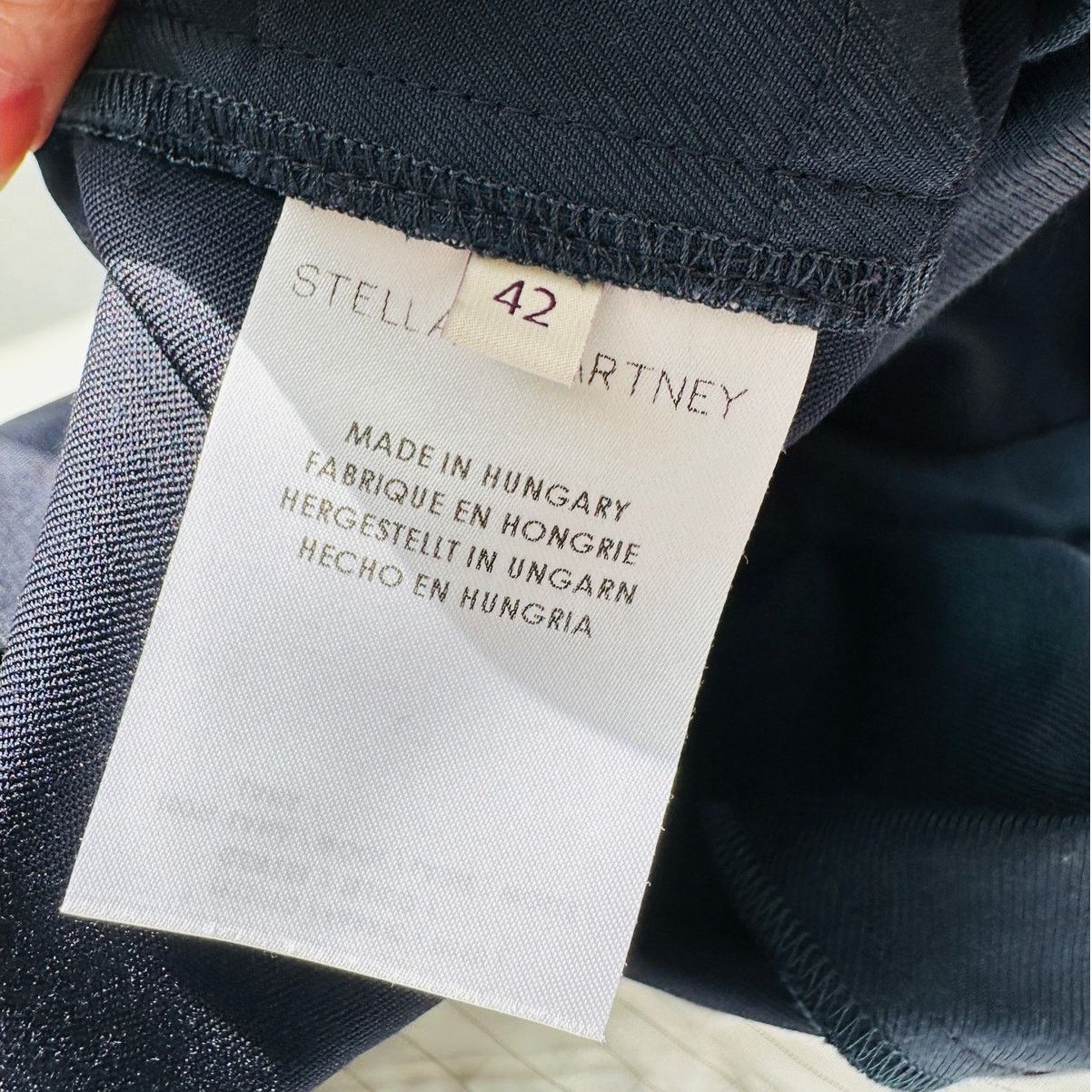 Stella McCartney Stella McCartney Navy Vivian Tapered Zip Ankle Pant 42/ M Size 30" / US 8 / IT 44 - 10 Thumbnail