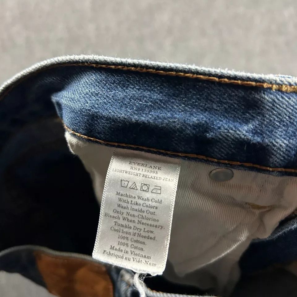 Everlane Everlane Jeans Womens 24 Regular Denim Lightweight Relaxed Size 24" / US 00 / IT 34 - 9 Thumbnail