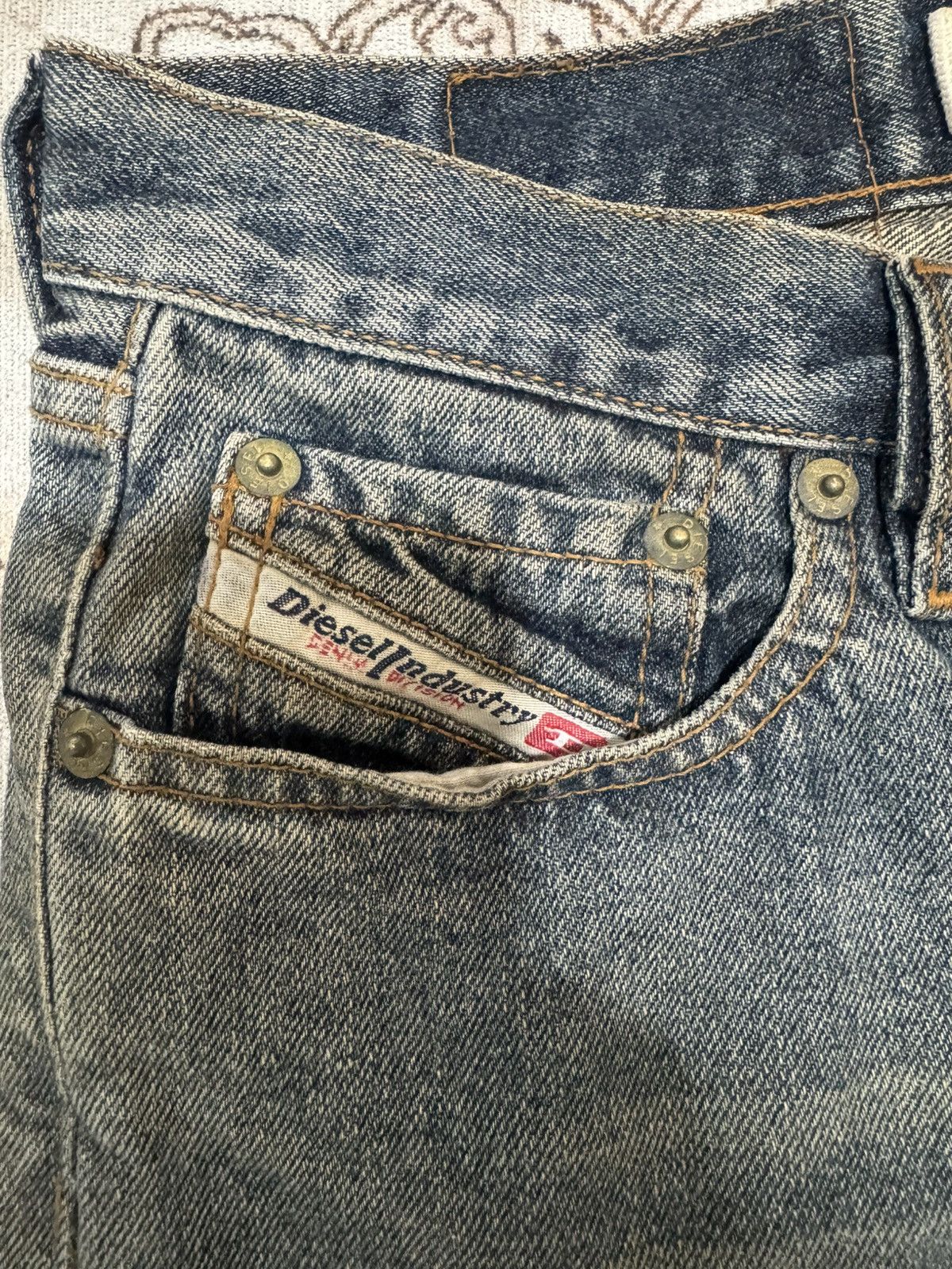 Vintage Vintage Diesel Industry Mudwash Denim Size US 30 / EU 46 - 5 Thumbnail