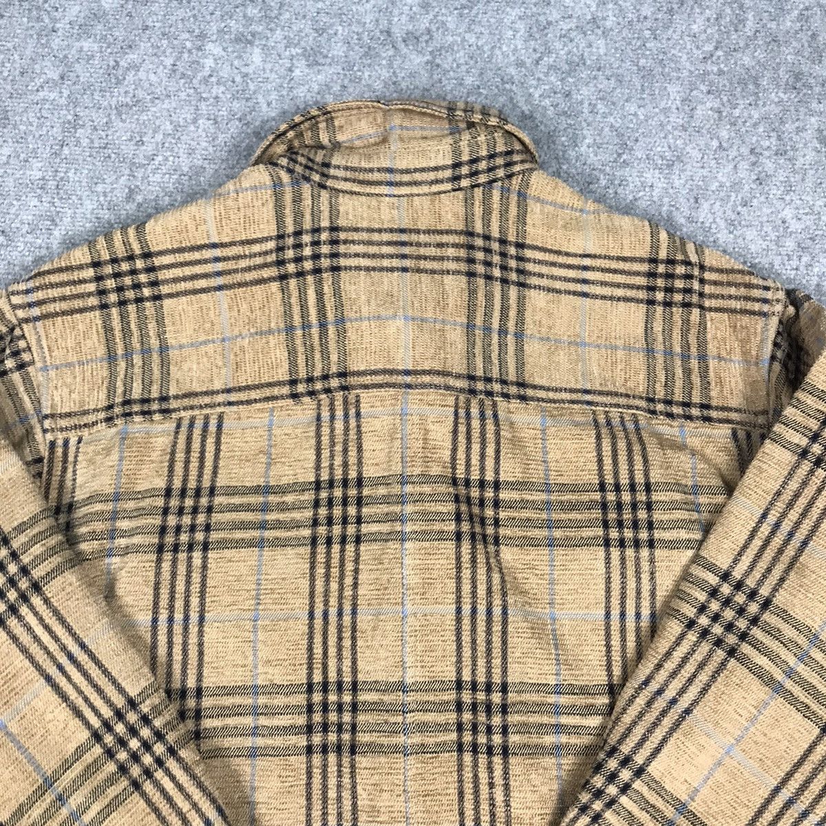 Japanese Brand IENA MADE IN JAPAN FLANNEL CHECK STYLE BUTTON JACKET Size L / US 10 / IT 46 - 6 Thumbnail