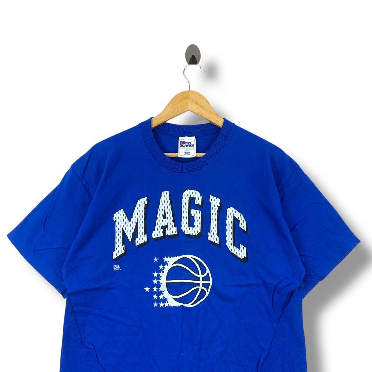 NBA × Pro Player × Vintage Vintage 90's ORLANDO MAGIC Basketball Pro Player Tee Shirt Size US L / EU 52-54 / 3 - 2 Thumbnail