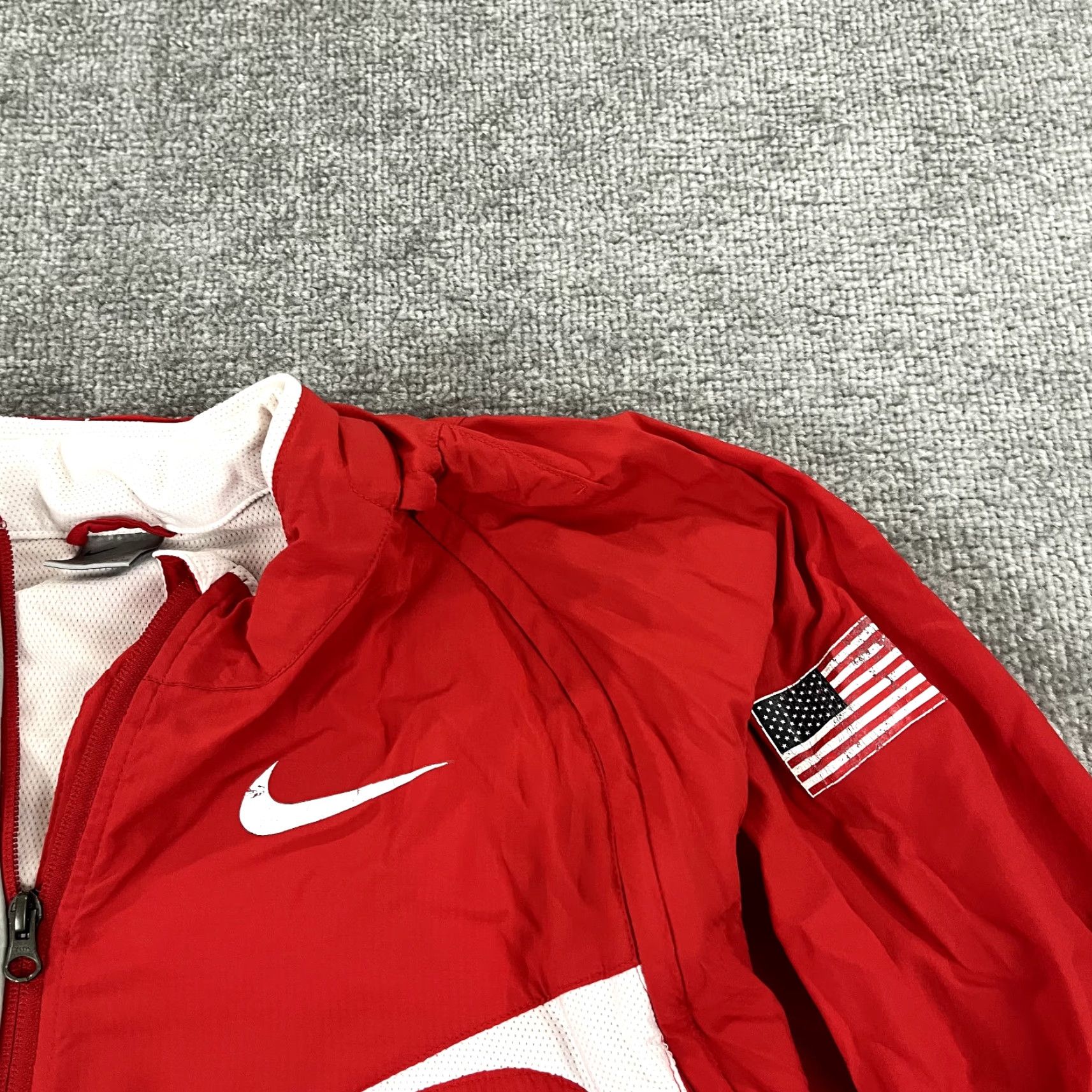 Nike Nike Jacket Womens 3XL Red Active USA Training Running Convertible Vest Jacket Shirt Mens XL Red USA Active Nike Size XL / US 12-14 / IT 48-50 - 5 Thumbnail