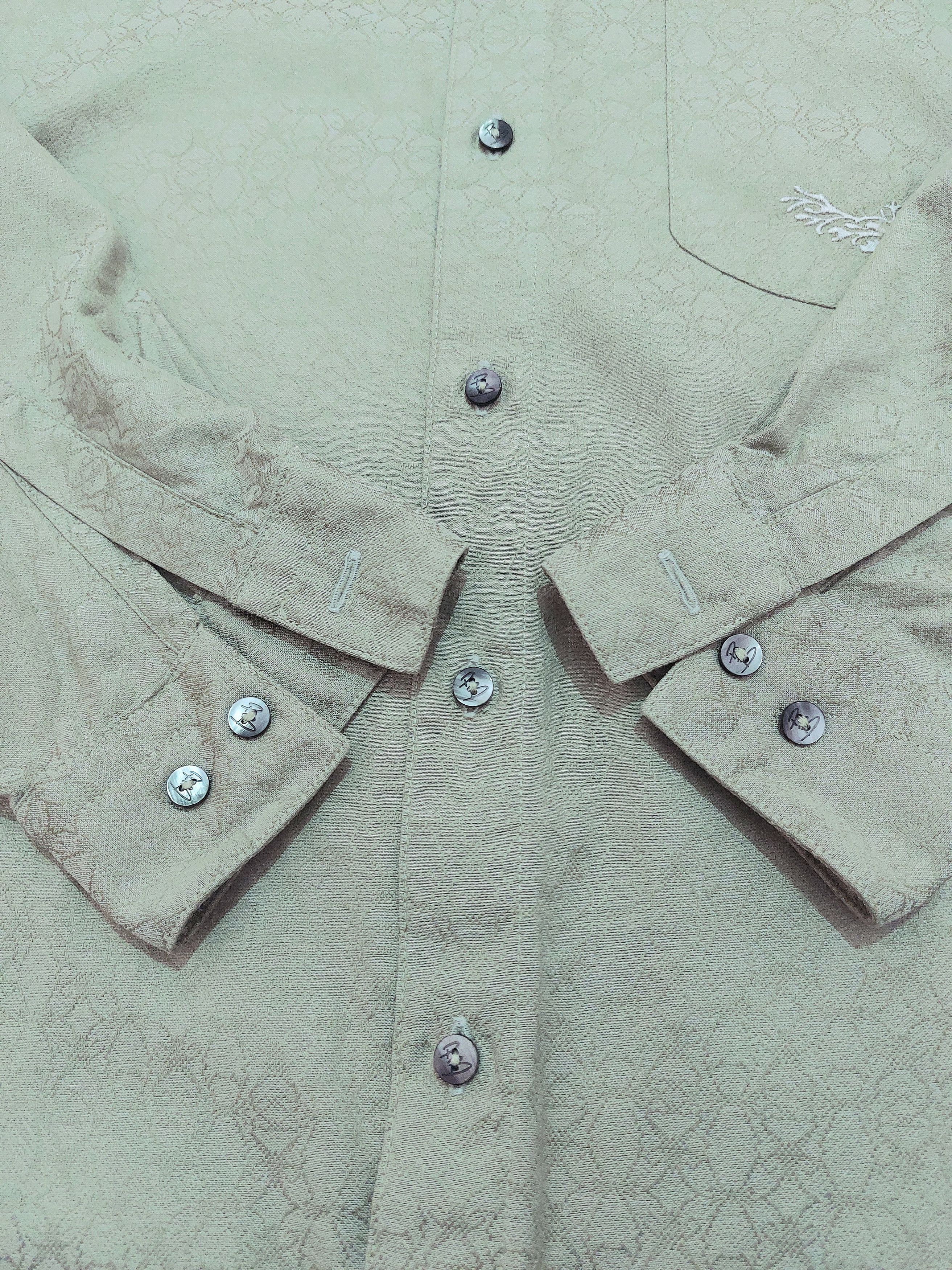 Pierre Balmain Pierre Balmain Decorated Long Sleeve T-Shirt Size US M / EU 48-50 / 2 - 7 Thumbnail