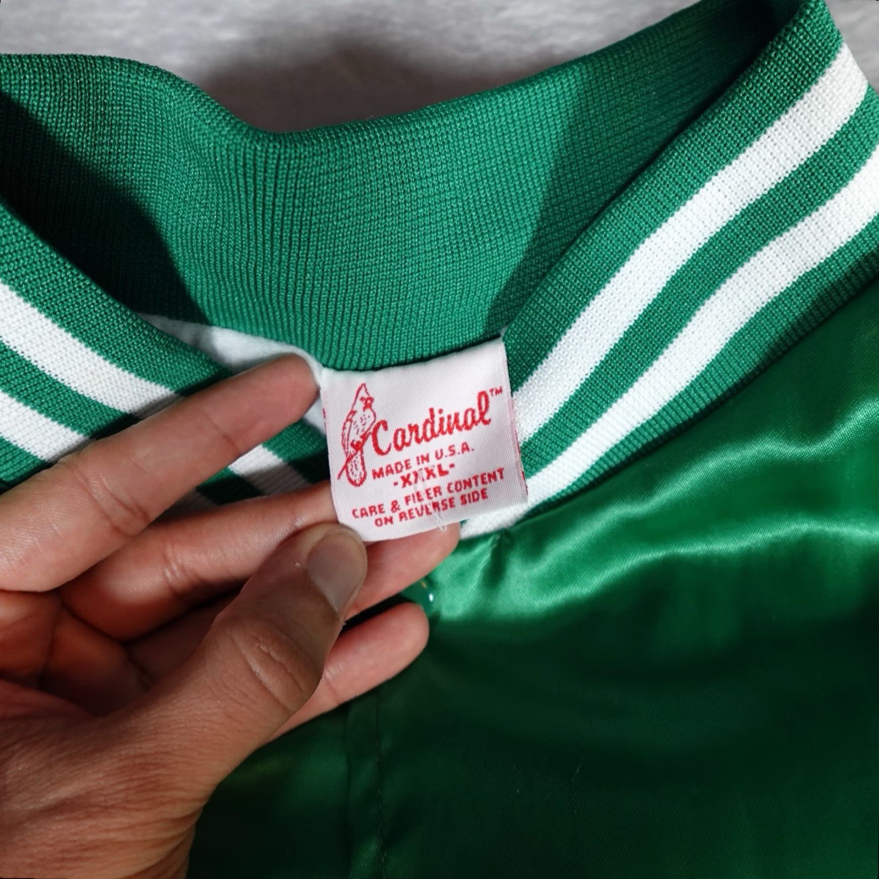 Vintage VINTAGE Lauderhill High School Football Jacket Mens 2XL Green 2001 Varsity Jacket Pockets Logo Button Casual Sports School Winter/All Seasons Men Size US XXL / EU 58 / 5 - 4 Thumbnail