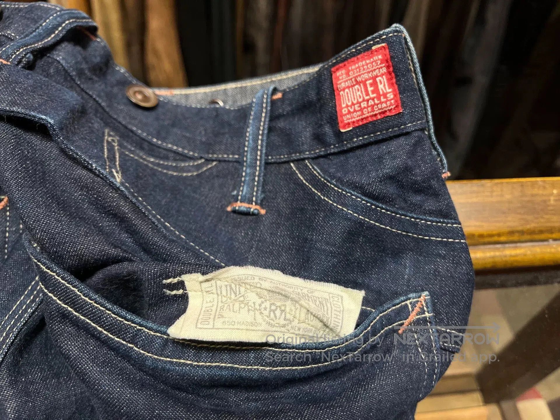RRL Ralph Lauren RRL Double RL Denim Work Pants. Size US 30 / EU 46 - 5 Thumbnail