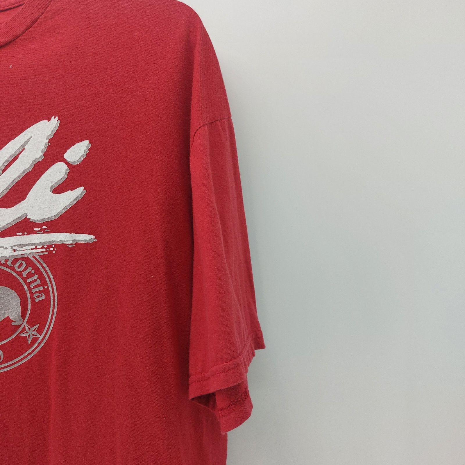Other California Men's Red T-Shirt West Coast 100% Cotton Size XL Size US XL / EU 56 / 4 - 6 Thumbnail