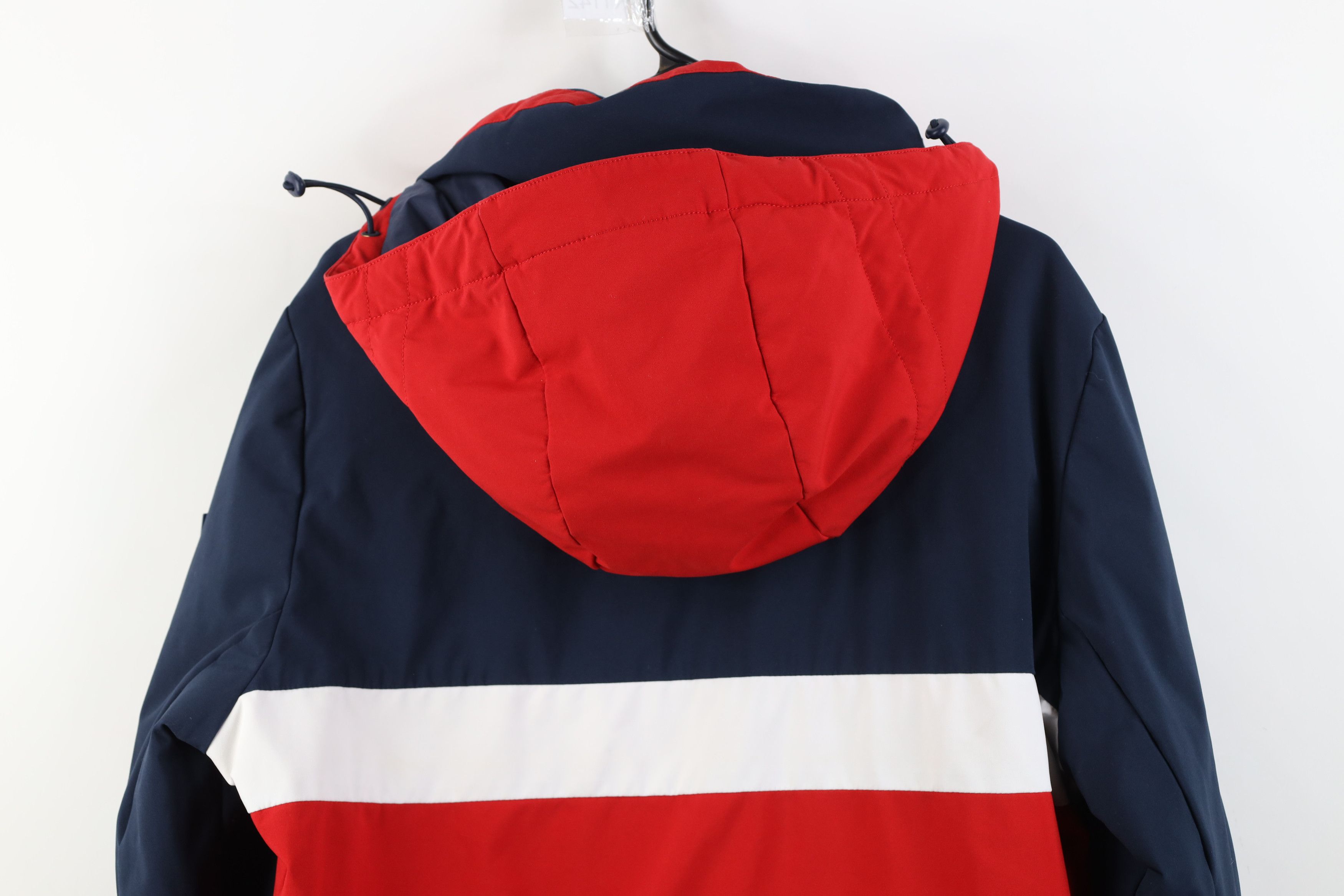 Tommy Hilfiger Vintage Y2K Tommy Hilfiger Flag Patch Hooded Puffer Jacket Size US M / EU 48-50 / 2 - 16 Thumbnail