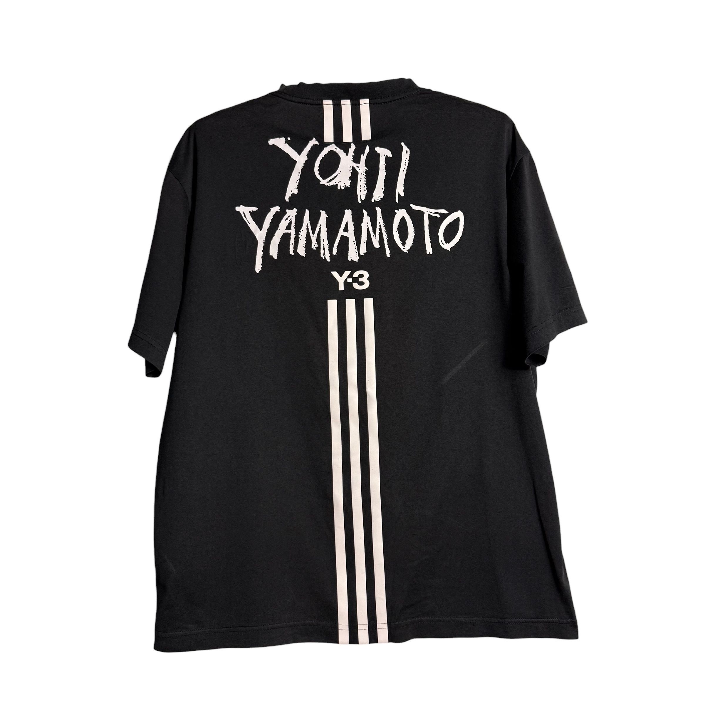 Adidas × Y-3 🔥RARE🔥Y-3 Adidas x Yohji Yamamoto Signature Logo T-shirt Size US M / EU 48-50 / 2 - 1 Thumbnail