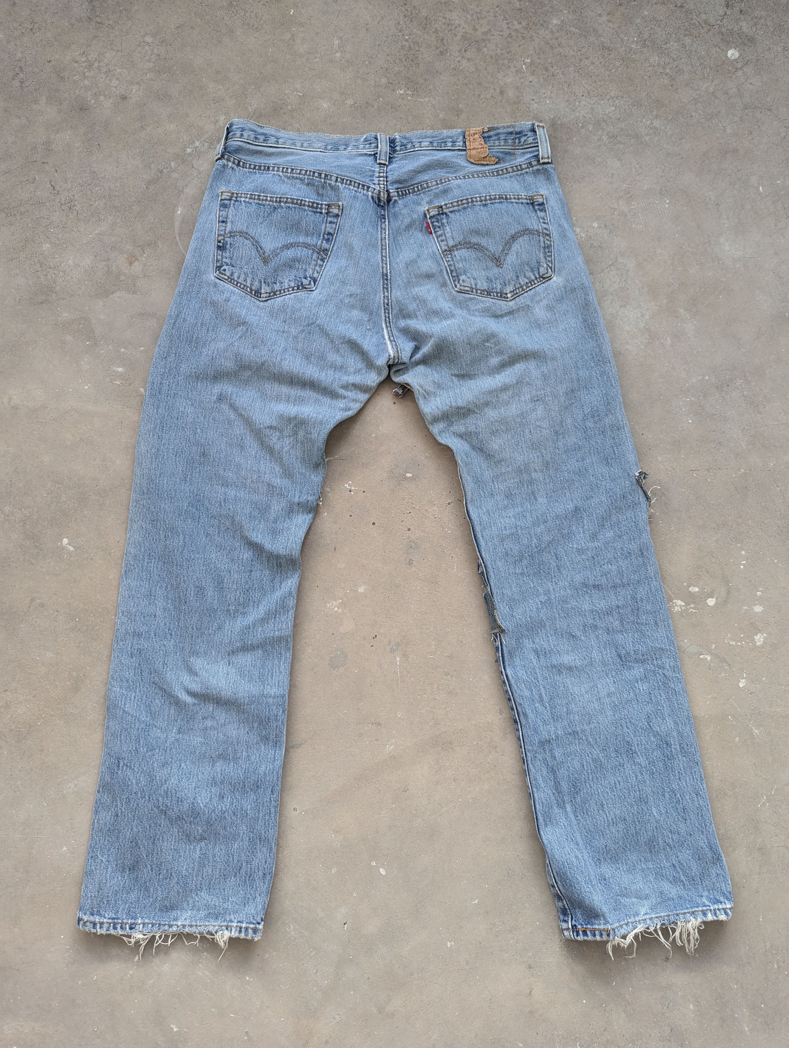 Japanese Brand × Levi's Vintage Levis 501 Distressed Japanese Archive Size US 35 - 21 Thumbnail