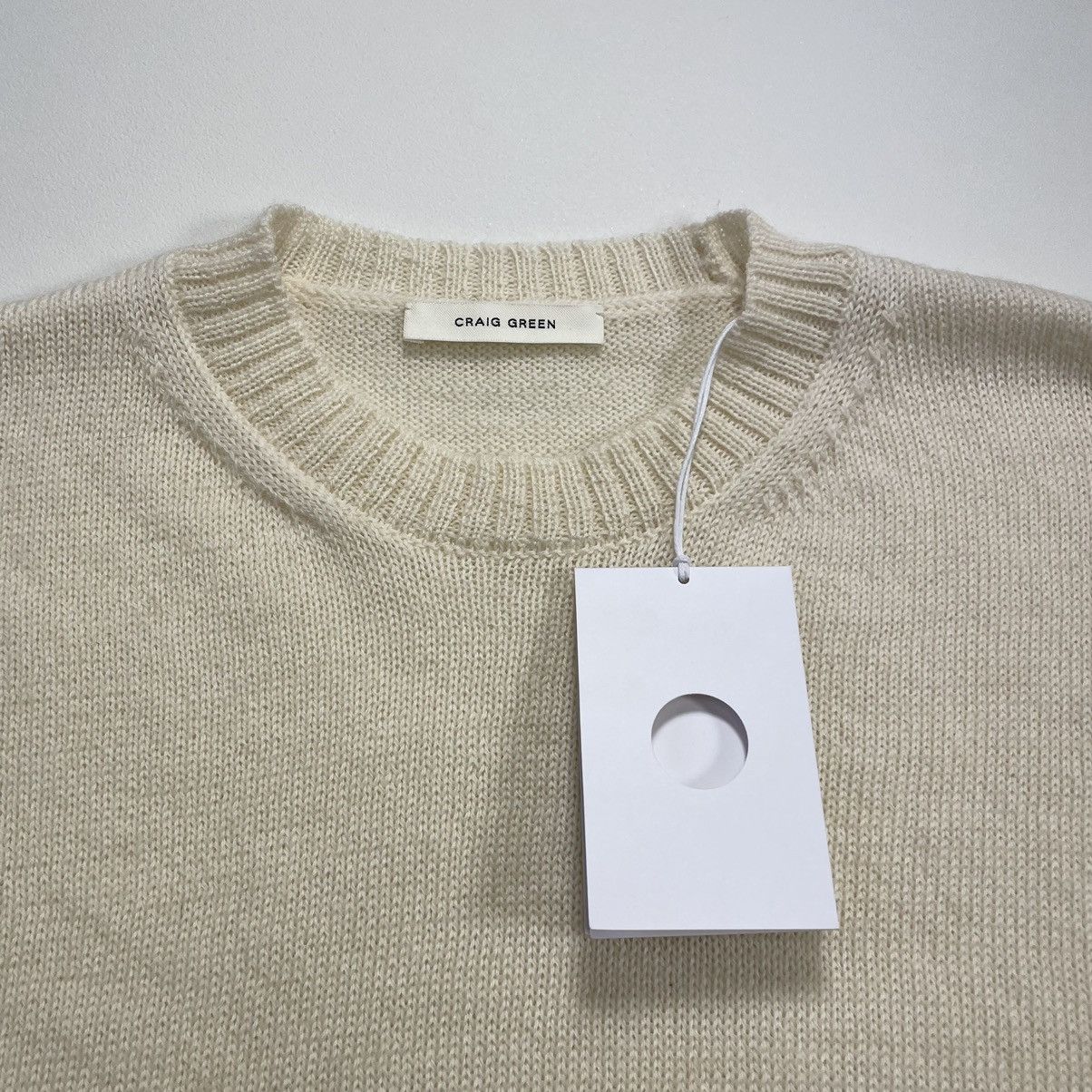 Craig Green Sample Cream Alpaca Wool Sweater Size US M / EU 48-50 / 2 - 3 Thumbnail