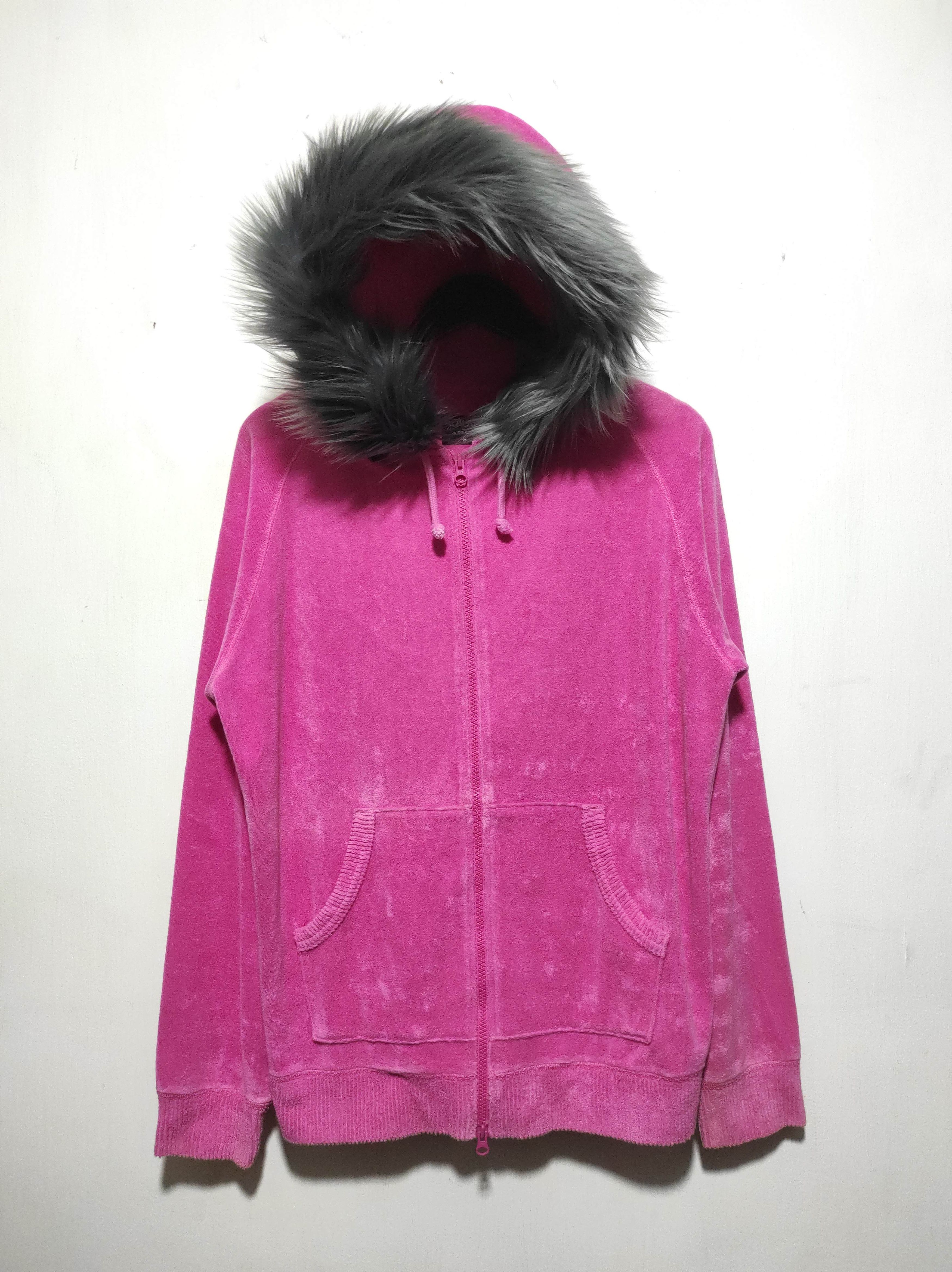 Stussy Stussy Pink Fleece Double Zip Fur Hoodie i6w9 LBG style Size US M / EU 48-50 / 2 - 2 Thumbnail
