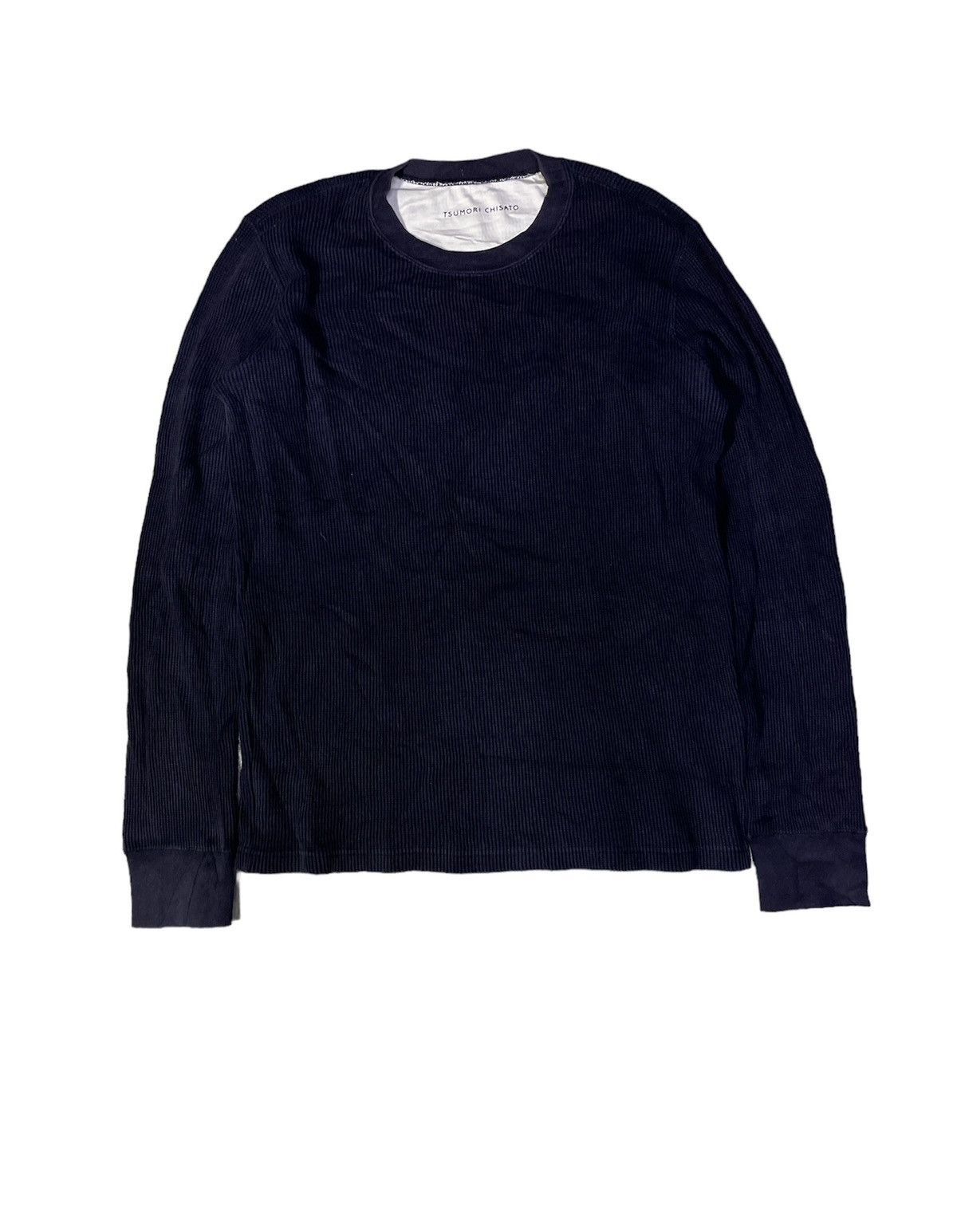 Tsumori Chisato Waffle Knit Long Sleeve Shirts