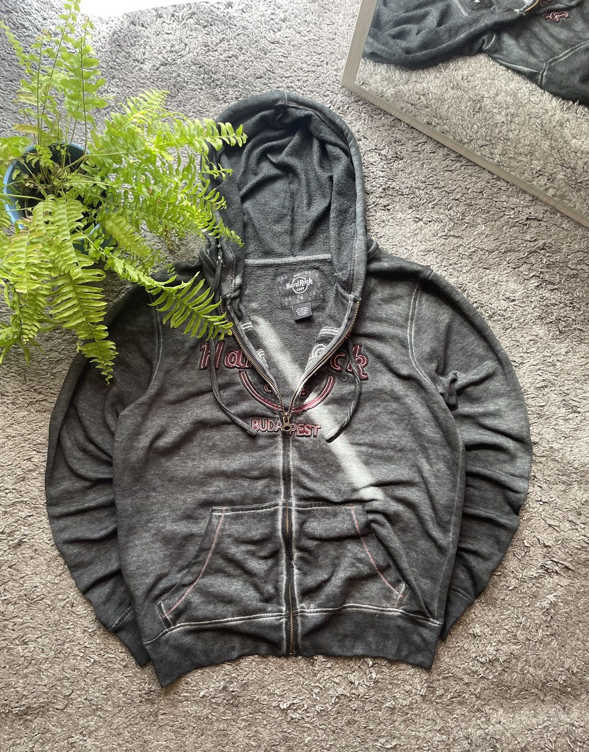 Hard Rock Cafe × Vintage Hard Rock Cafe Zip-Hoodie Streetwear Big Logo Rare Size US S / EU 44-46 / 1 - 11 Thumbnail