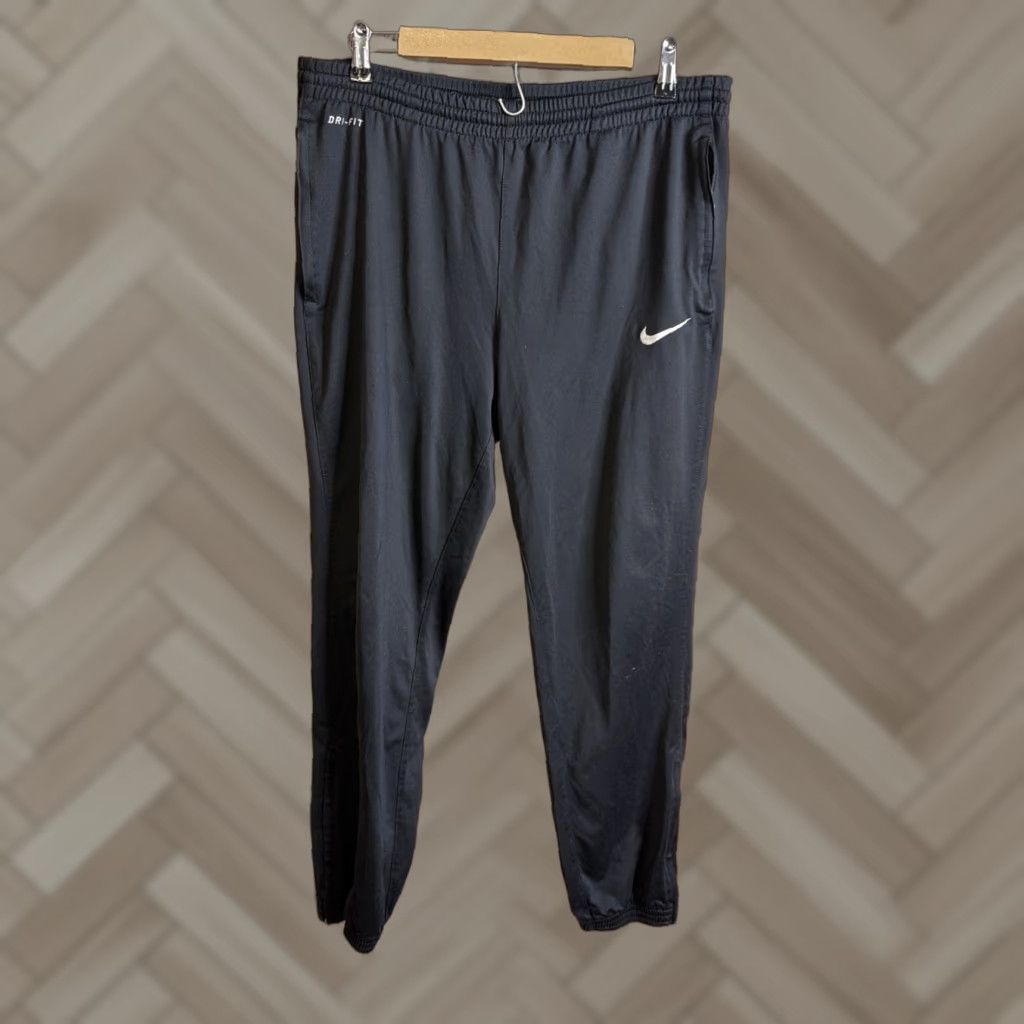 Nike Nike Black Libero Knit Training Soccer Pants Womens M Black Dri-Fit Joggers Size 32" / US 10 / IT 46 - 1 Thumbnail