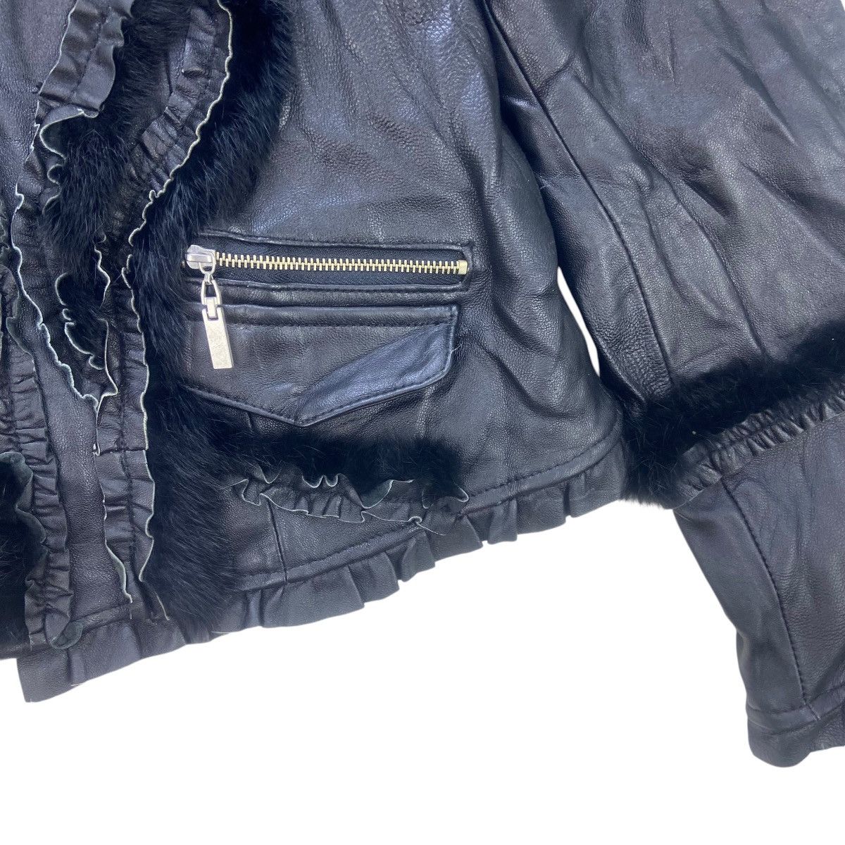 Griffin Griffin Sheepskin Leather Fur Lapin Jacket Size S / US 4 / IT 40 - 12 Thumbnail