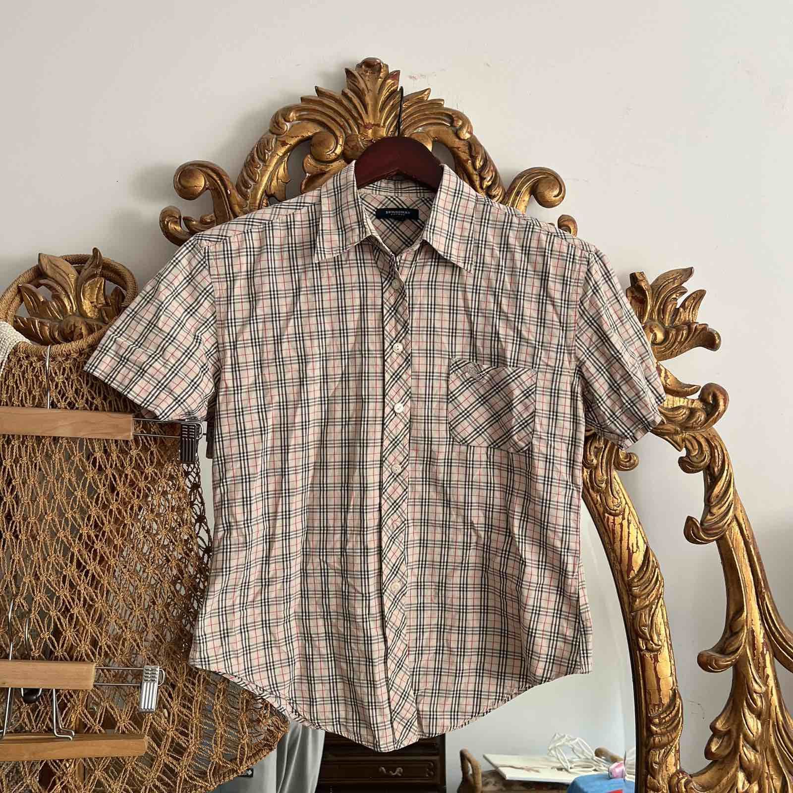Burberry Vintage Burberry Nova Check Shirt Sz L Size L / US 10 / IT 46 - 1 Thumbnail