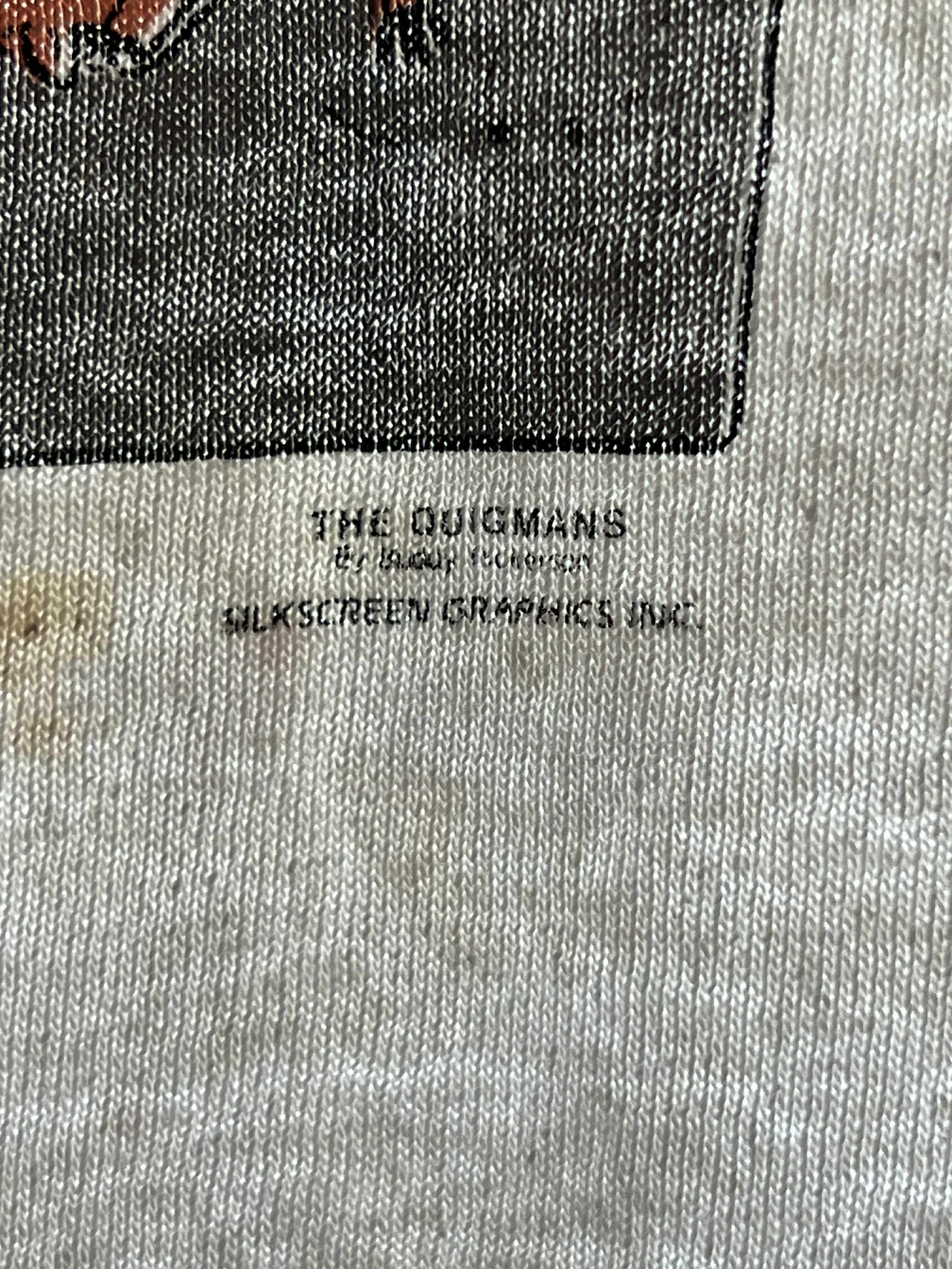 Vintage Vintage 90's "Just Divorced" Quigmans Silkscreen T-Shirt Size US L / EU 52-54 / 3 - 7 Thumbnail
