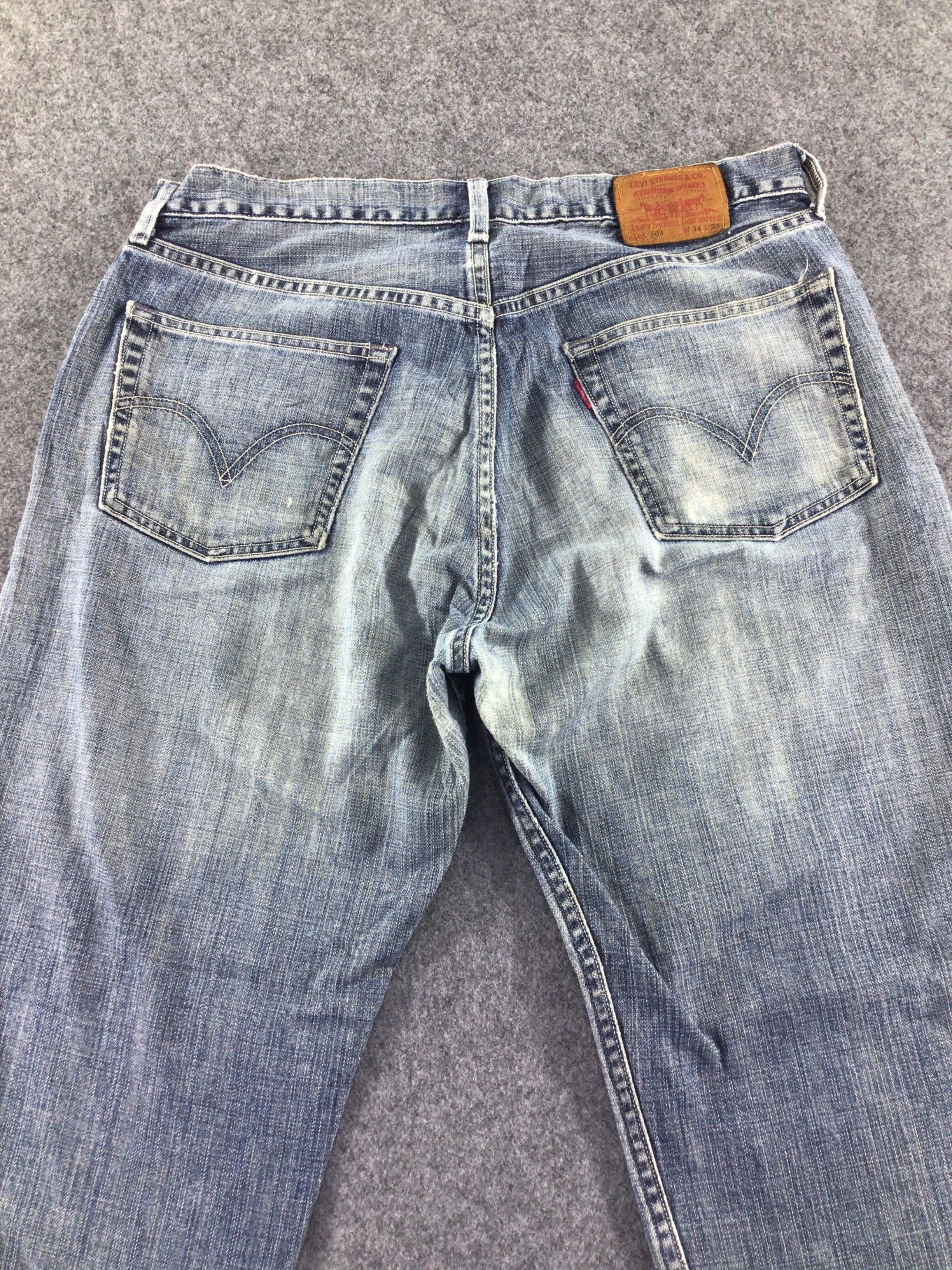 Levi's × Vintage Vintage Levis 503 Jeans-JM071 Size US 35 - 3 Thumbnail