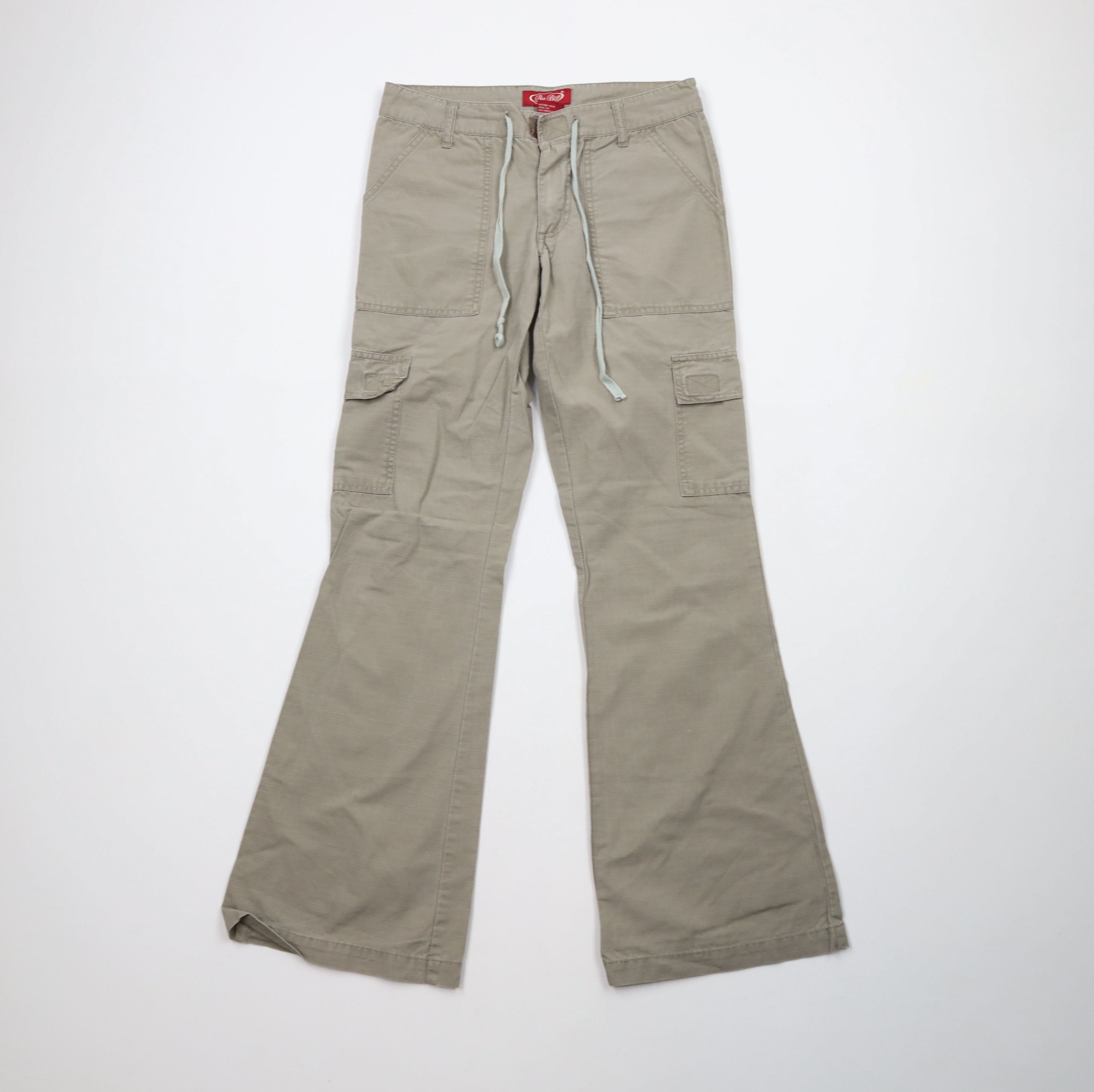 Vintage Vintage 90s Y2K Streetwear Doll Ripstop Flared Cargo Pants Size 26" / US 2 / IT 38 - 1 Thumbnail