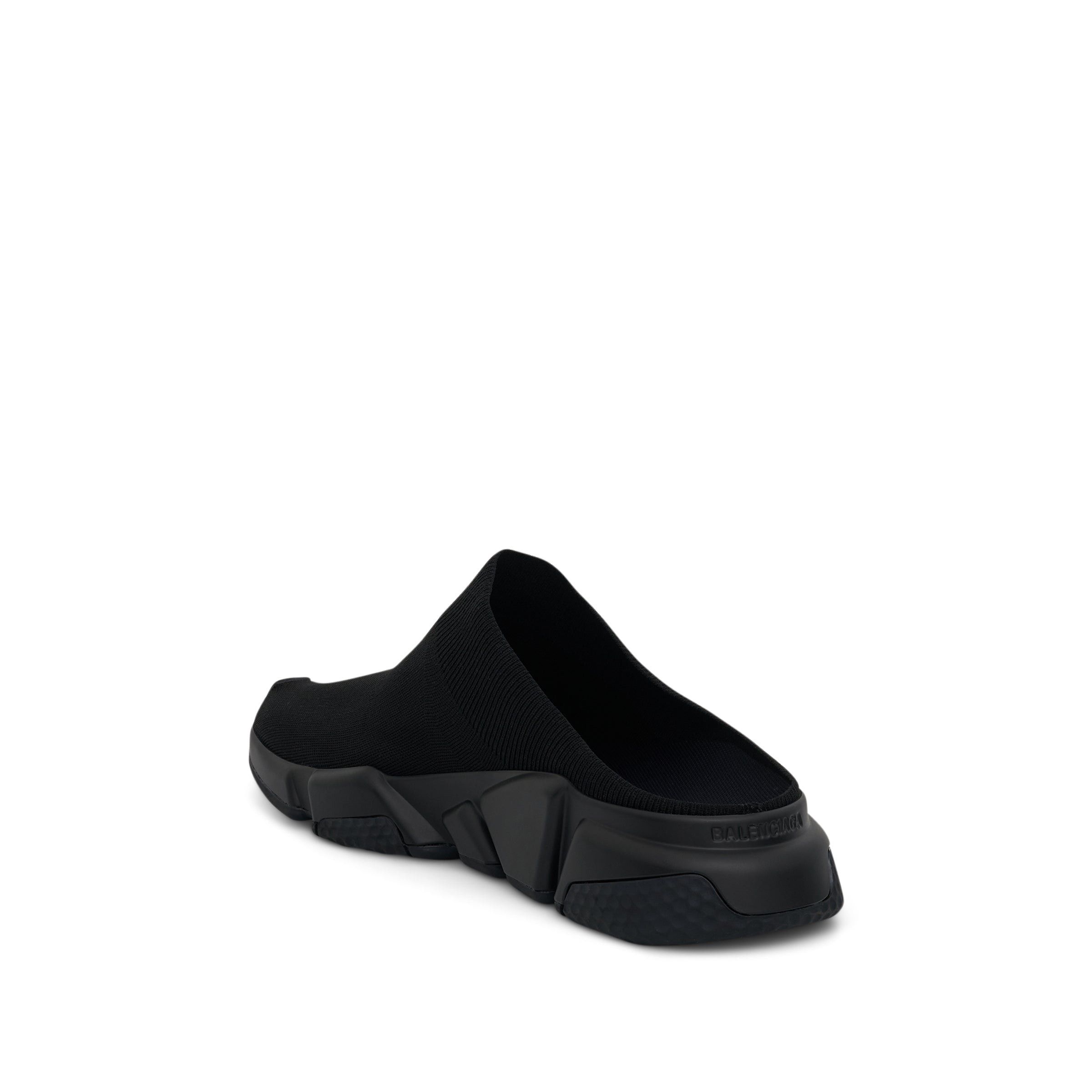 Balenciaga o1w1db11125 Speed Recycled Knit Mules in Black Size US 6 / EU 39 - 4 Thumbnail