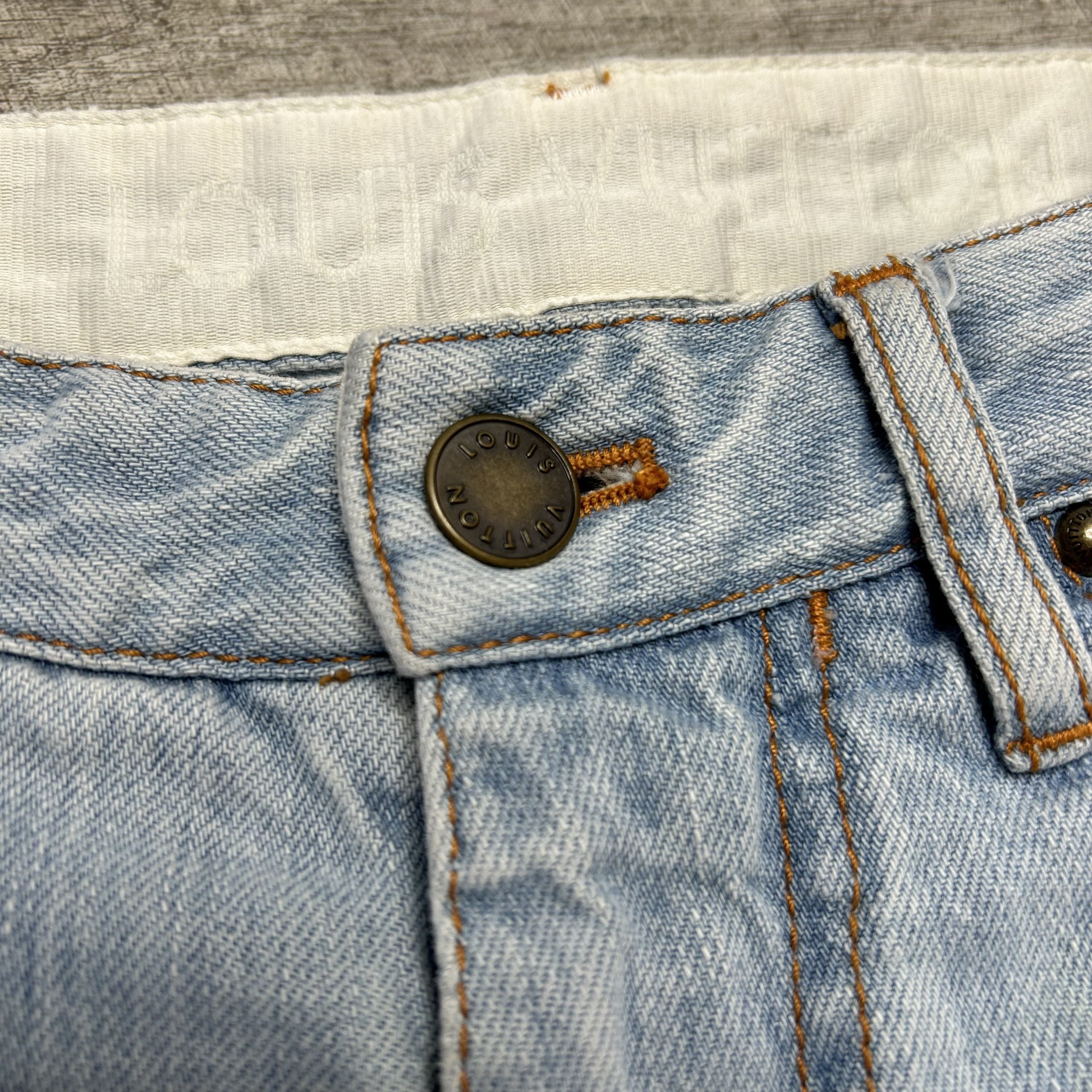 Louis Vuitton Louis Vuitton Gaston V Denim 29 Waist 28 Inseam Size US 29 - 3 Thumbnail
