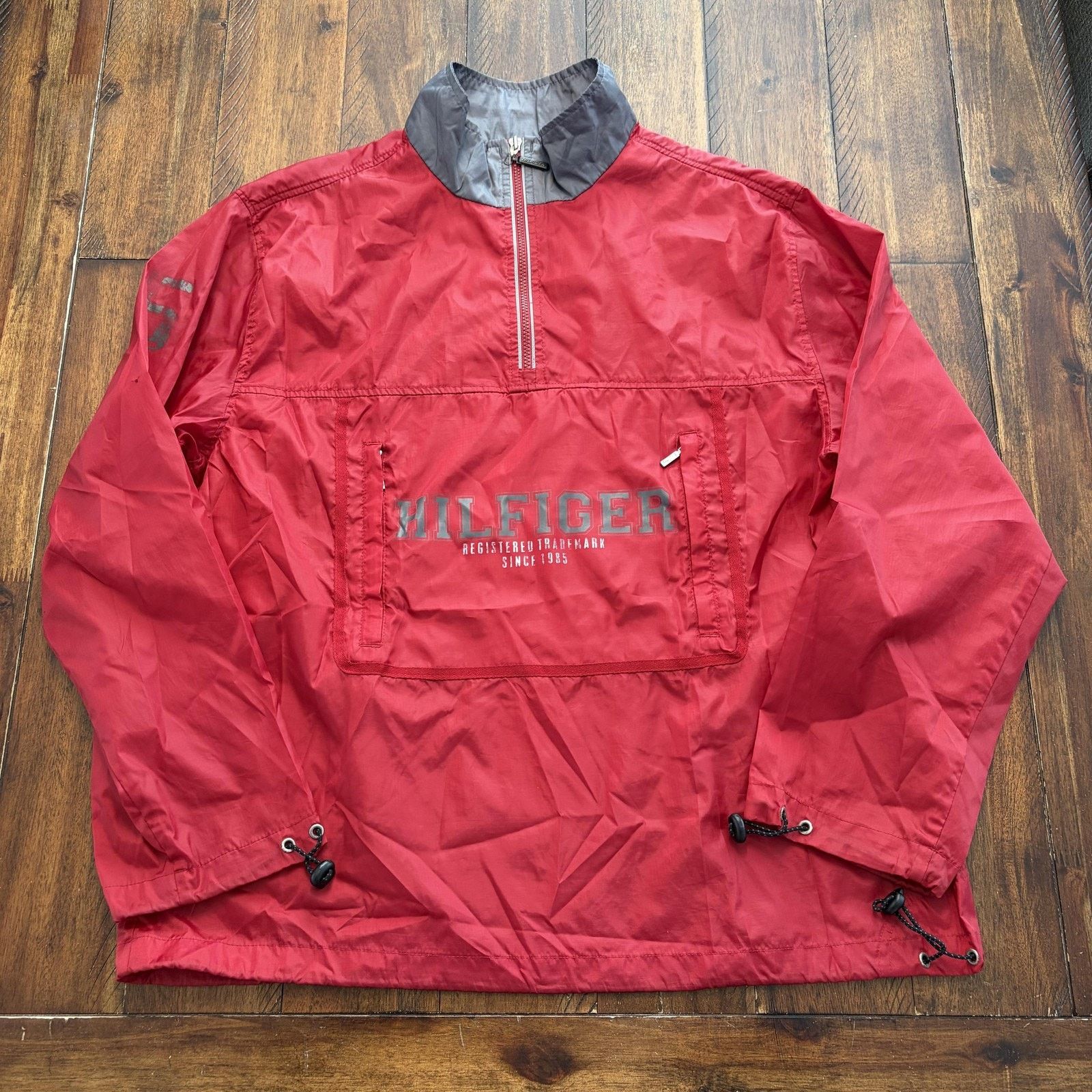 Tommy Hilfiger Tommy Hilfiger Jacket L Athletics 1/2 Zip Windbreaker Anorak Size US L / EU 52-54 / 3 - 2 Thumbnail