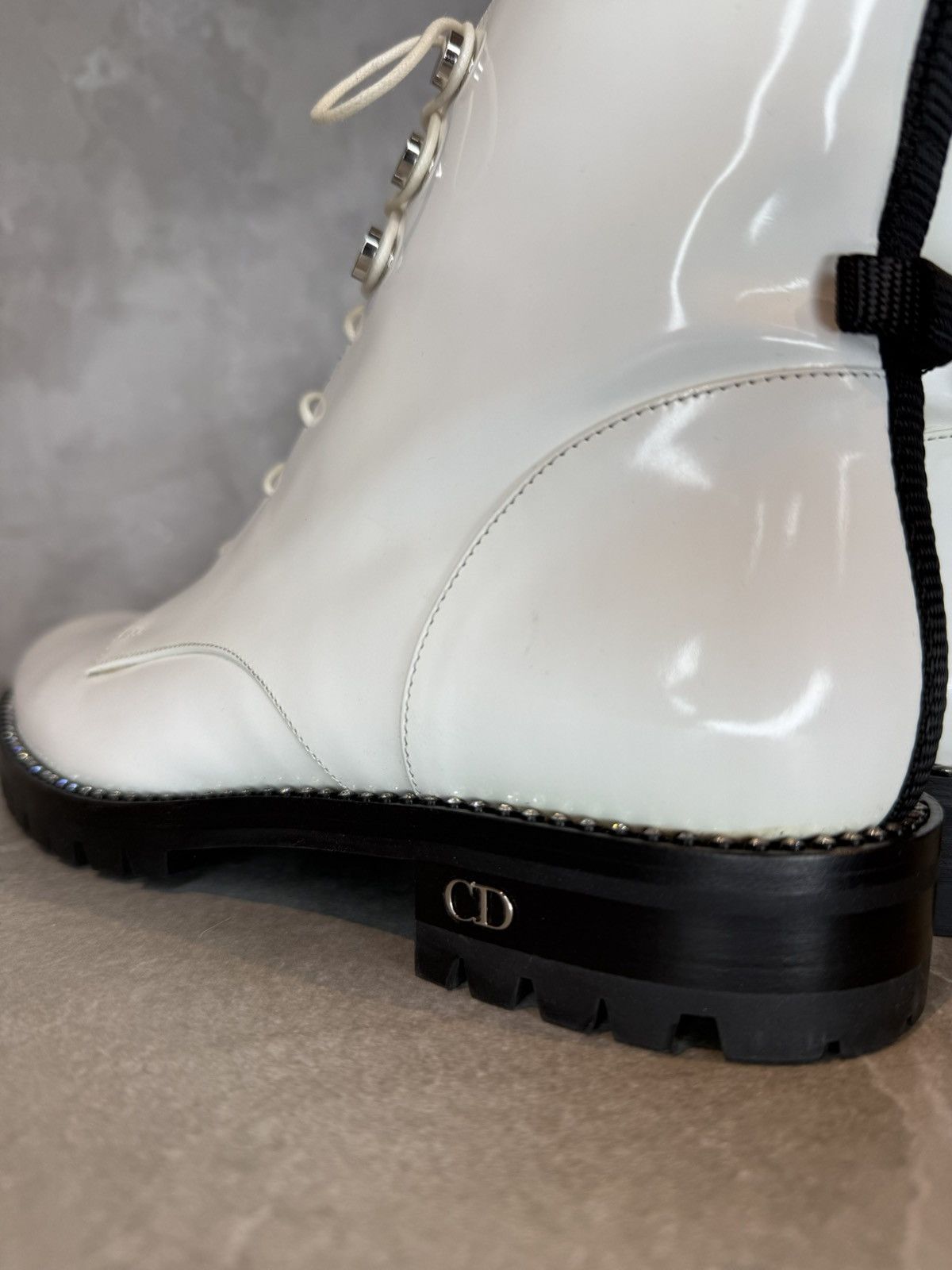Christian Dior Monsieur × Dior Christian Dior - Rebelle Ankle Boots with Stones Size US 5 / IT 35 - 2 Thumbnail