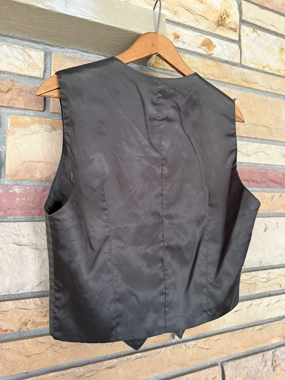 Vintage Vintage 80s American Eagle for Her Striped Waistcoat Vest Size M / US 6-8 / IT 42-44 - 6 Thumbnail