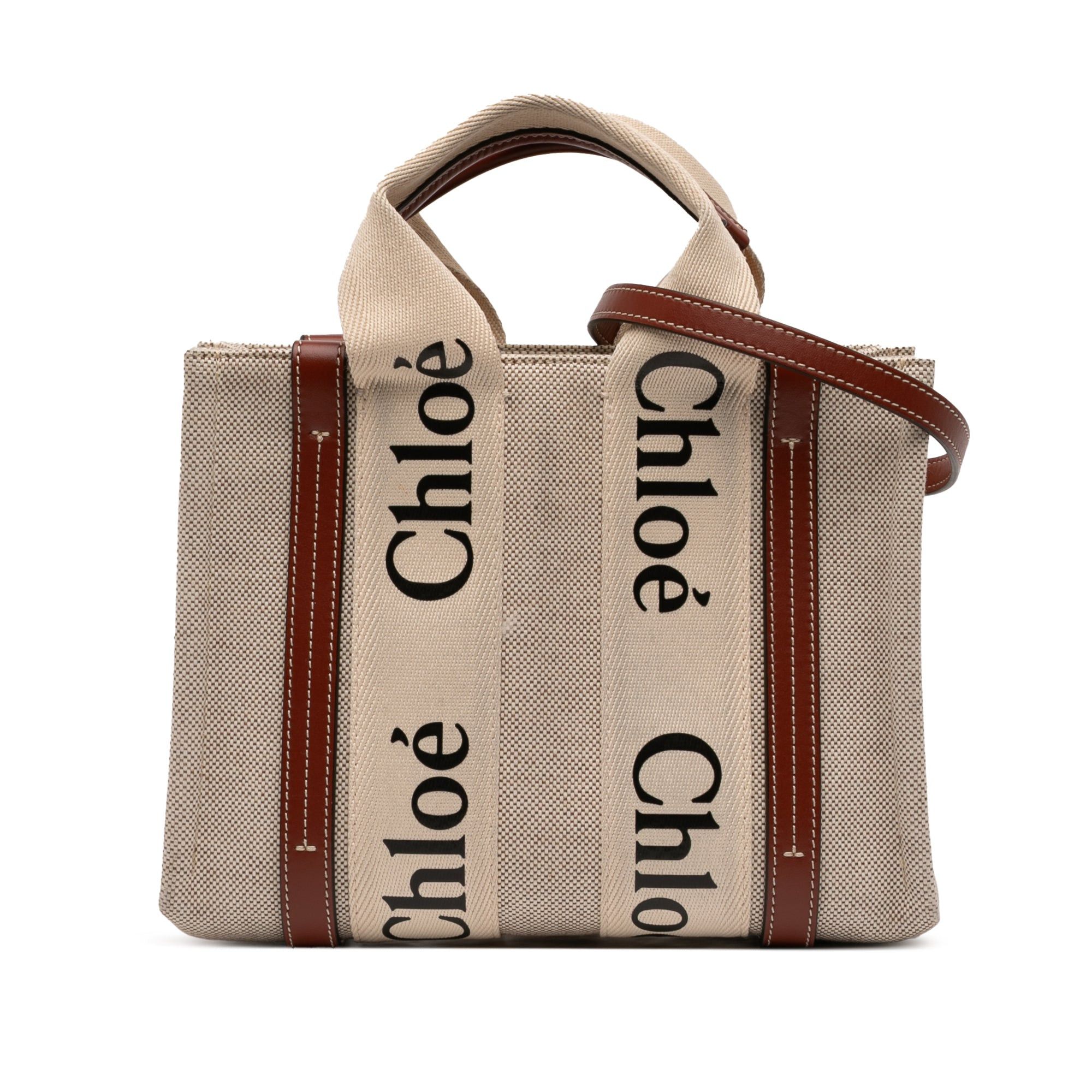 Chloe Small Canvas Woody Satchel Size ONE SIZE - 1 Thumbnail
