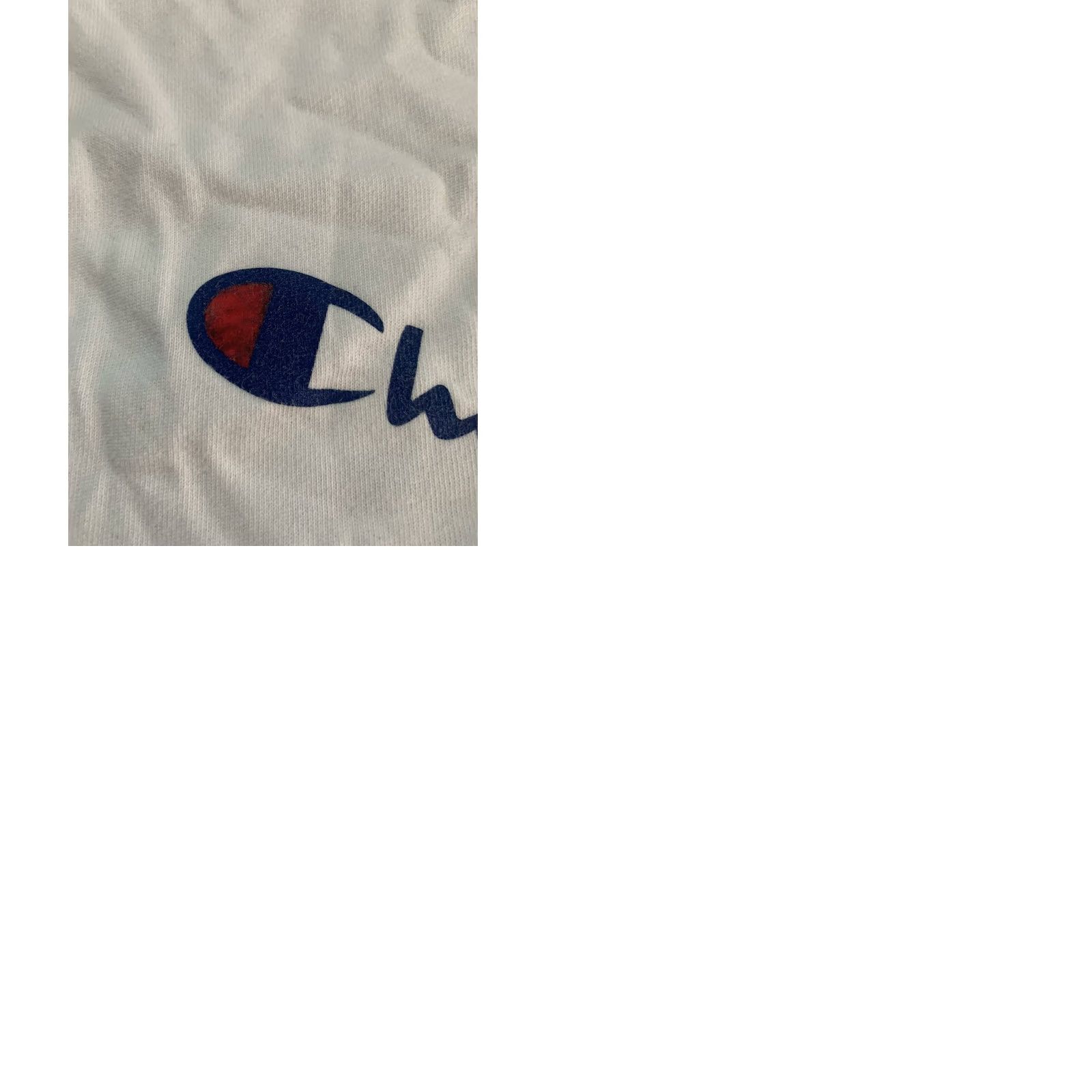 Champion CHAMPION MENS SHORT SLEEVE SHIRT T-SHIRT TEE JERSEY TRIKOT CAMISETA SIZE S White Logo Vintage: No Size US S / EU 44-46 / 1 - 9 Thumbnail