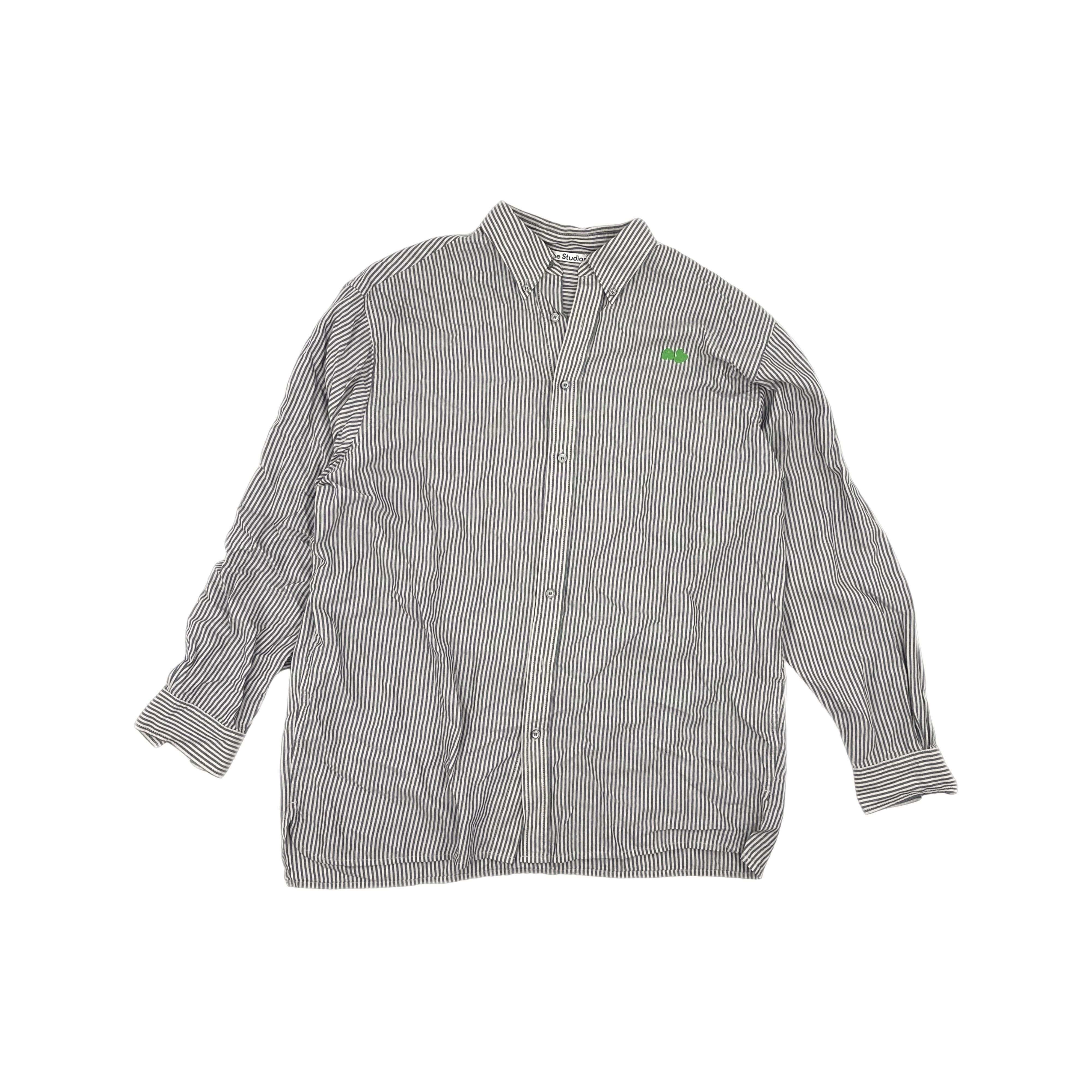 Acne Studios Acne Studios Striped Button Up Shirt 50 Size US M / EU 48-50 / 2 - 1 Thumbnail