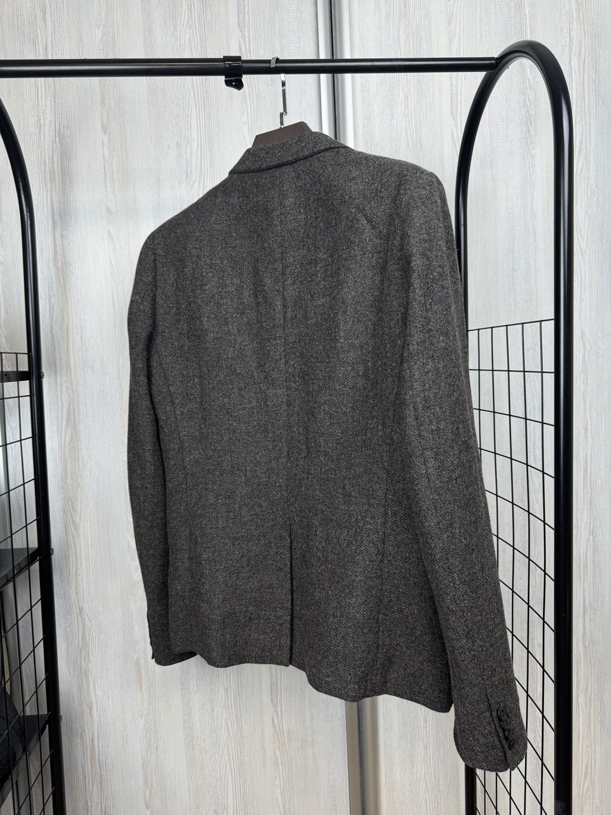 Diesel Diesel wool rayon grey tweed sport coat blazer jacket size L Size 42R - 10 Thumbnail
