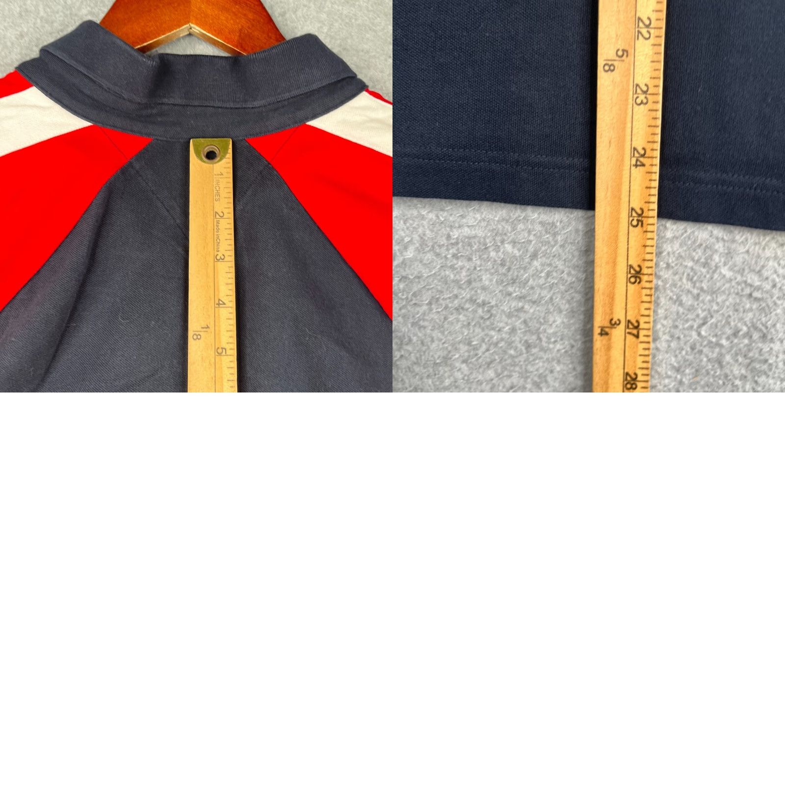 Tommy Hilfiger Tommy Hilfiger Polo Shirt Regular Fit Blue Navy Logo Short Sleeve Men Large Casual Size US L / EU 52-54 / 3 - 8 Thumbnail