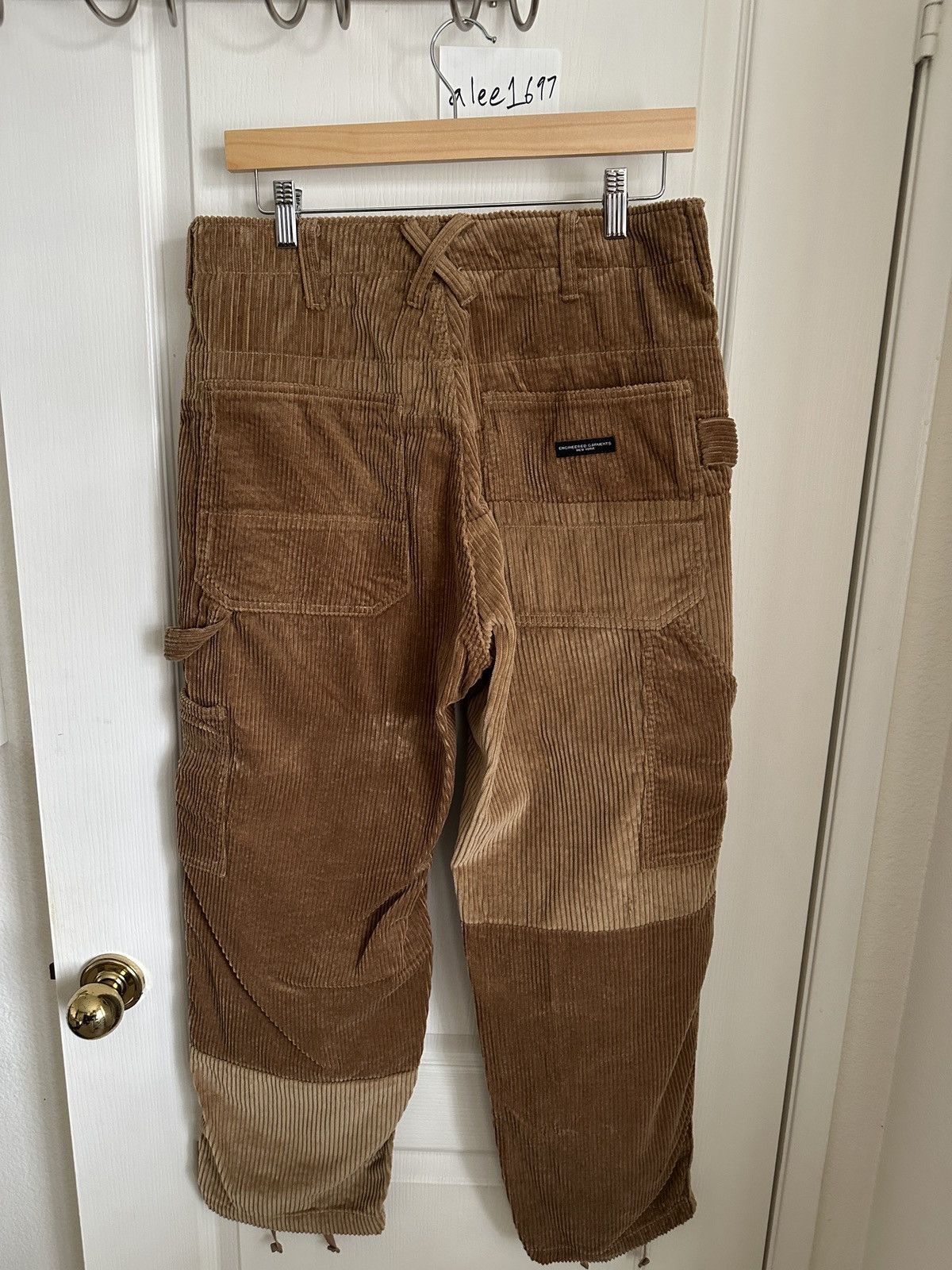 Engineered Garments Painter Pant Khaki Brown Cord Corduroy Size US 31 - 6 Thumbnail